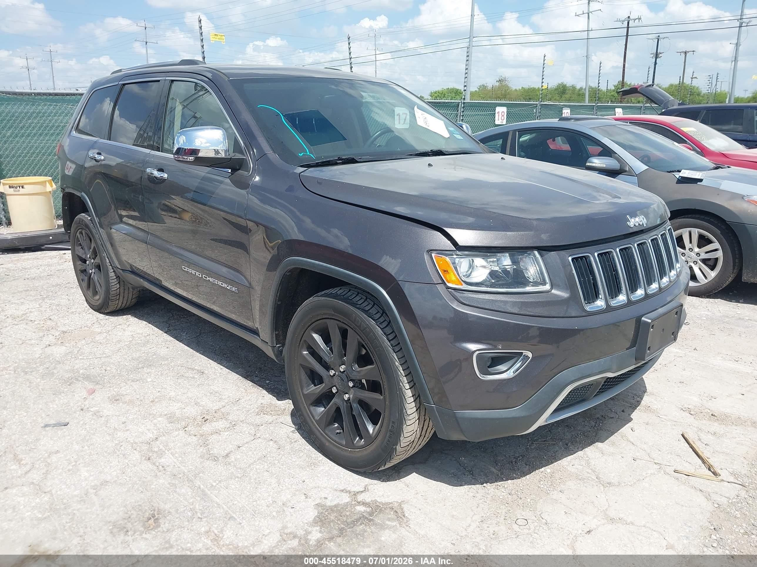 2015 Jeep Grand Cherokee Limited Gray vin: 1C4RJFBG4FC763499