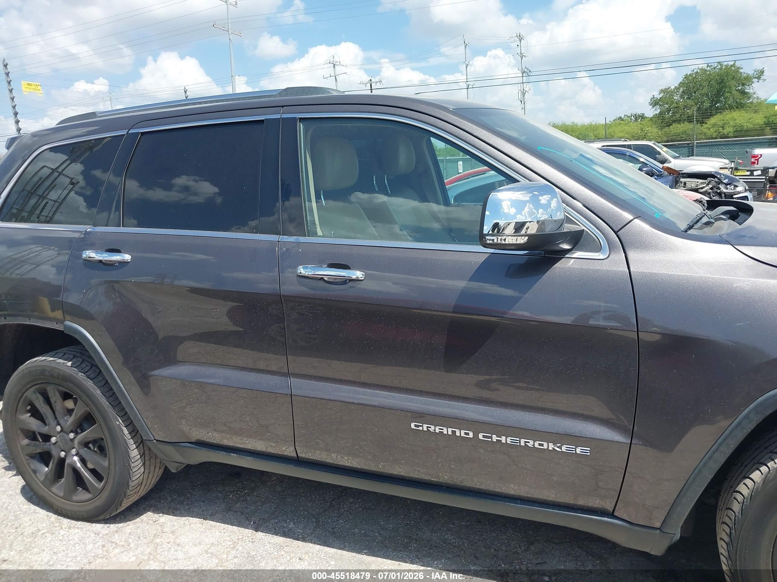2015 Jeep Grand Cherokee Limited Gray vin: 1C4RJFBG4FC763499