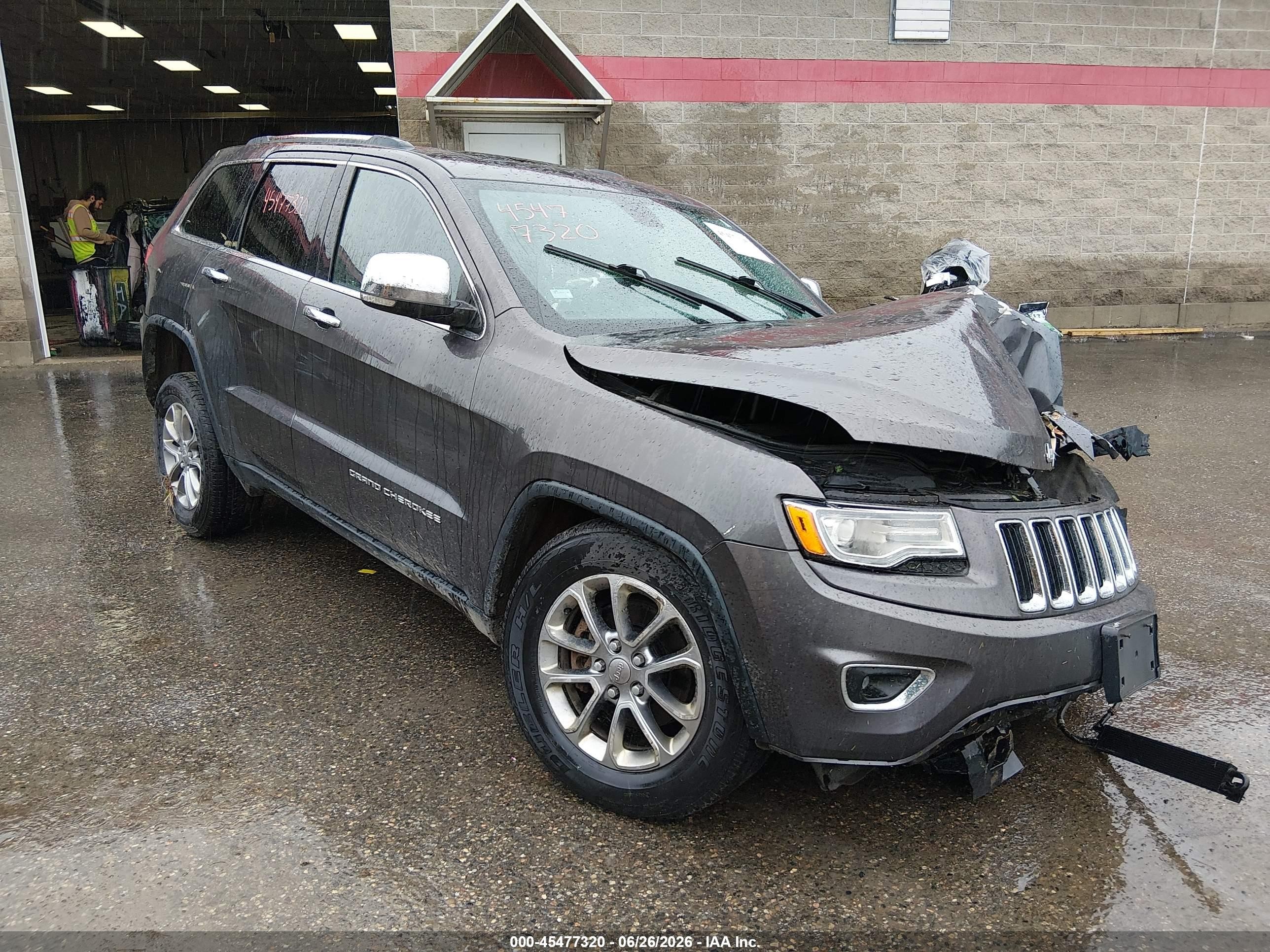 2015 Jeep Grand Cherokee Limited Gray vin: 1C4RJFBG4FC802723