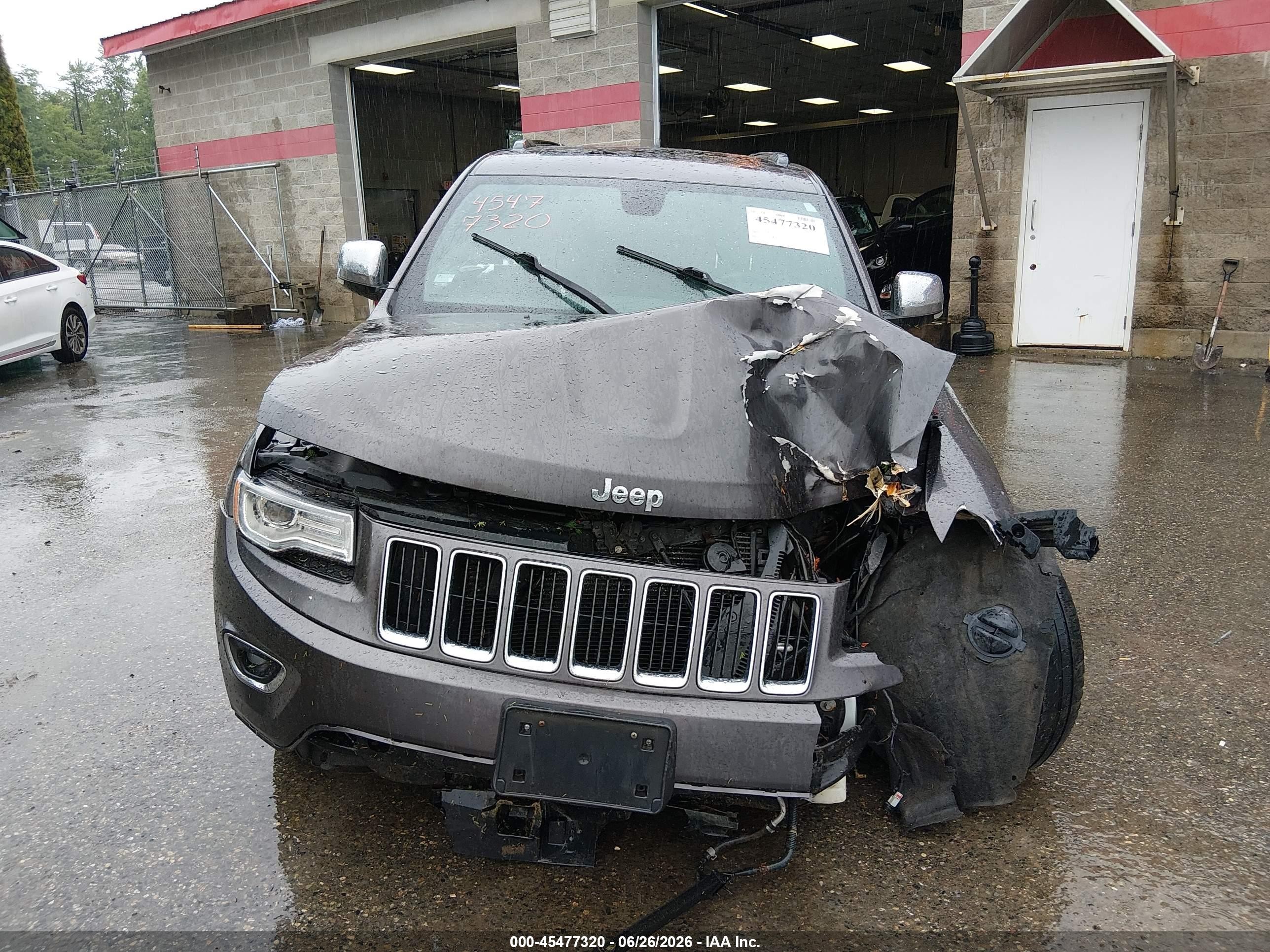 2015 Jeep Grand Cherokee Limited Серый vin: 1C4RJFBG4FC802723