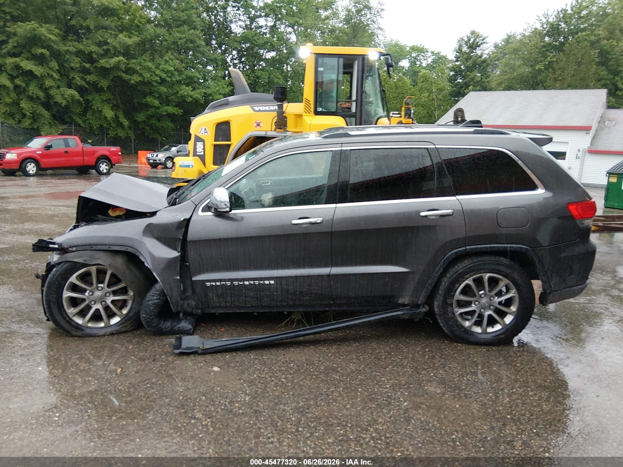 2015 Jeep Grand Cherokee Limited Серый vin: 1C4RJFBG4FC802723