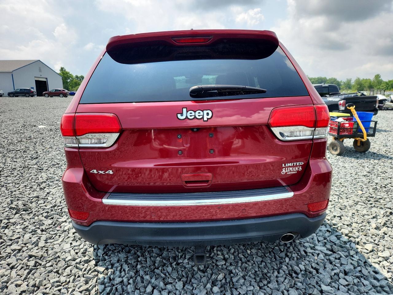 2015 Jeep Grand Cherokee Limited Red vin: 1C4RJFBG4FC852974