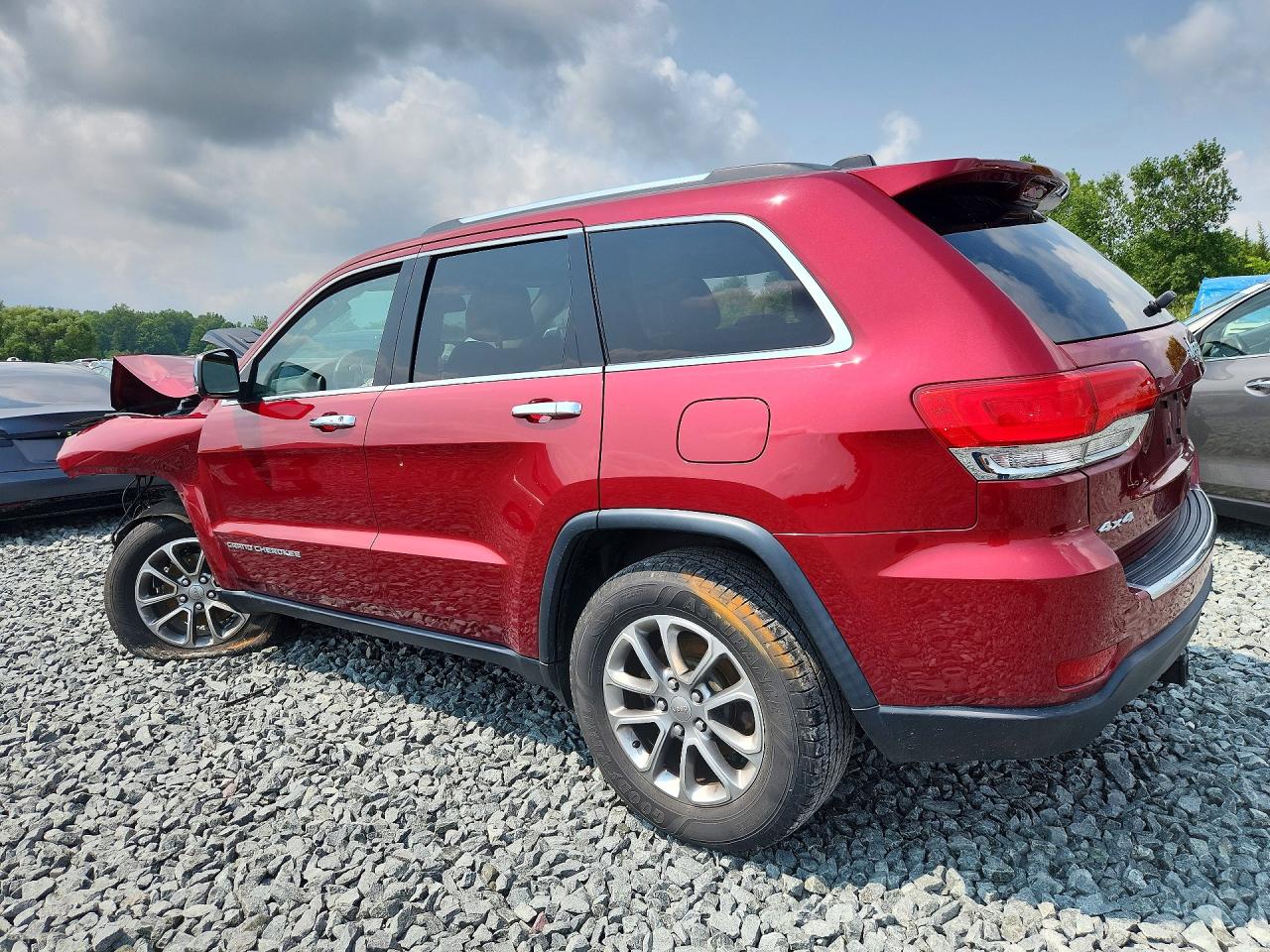 2015 Jeep Grand Cherokee Limited Red vin: 1C4RJFBG4FC852974