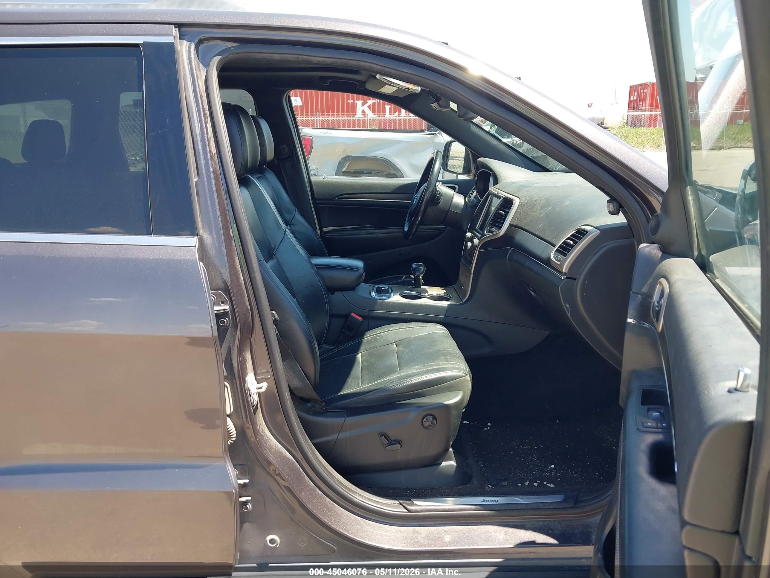 2015 Jeep Grand Cherokee Limited Серый vin: 1C4RJFBG4FC855230