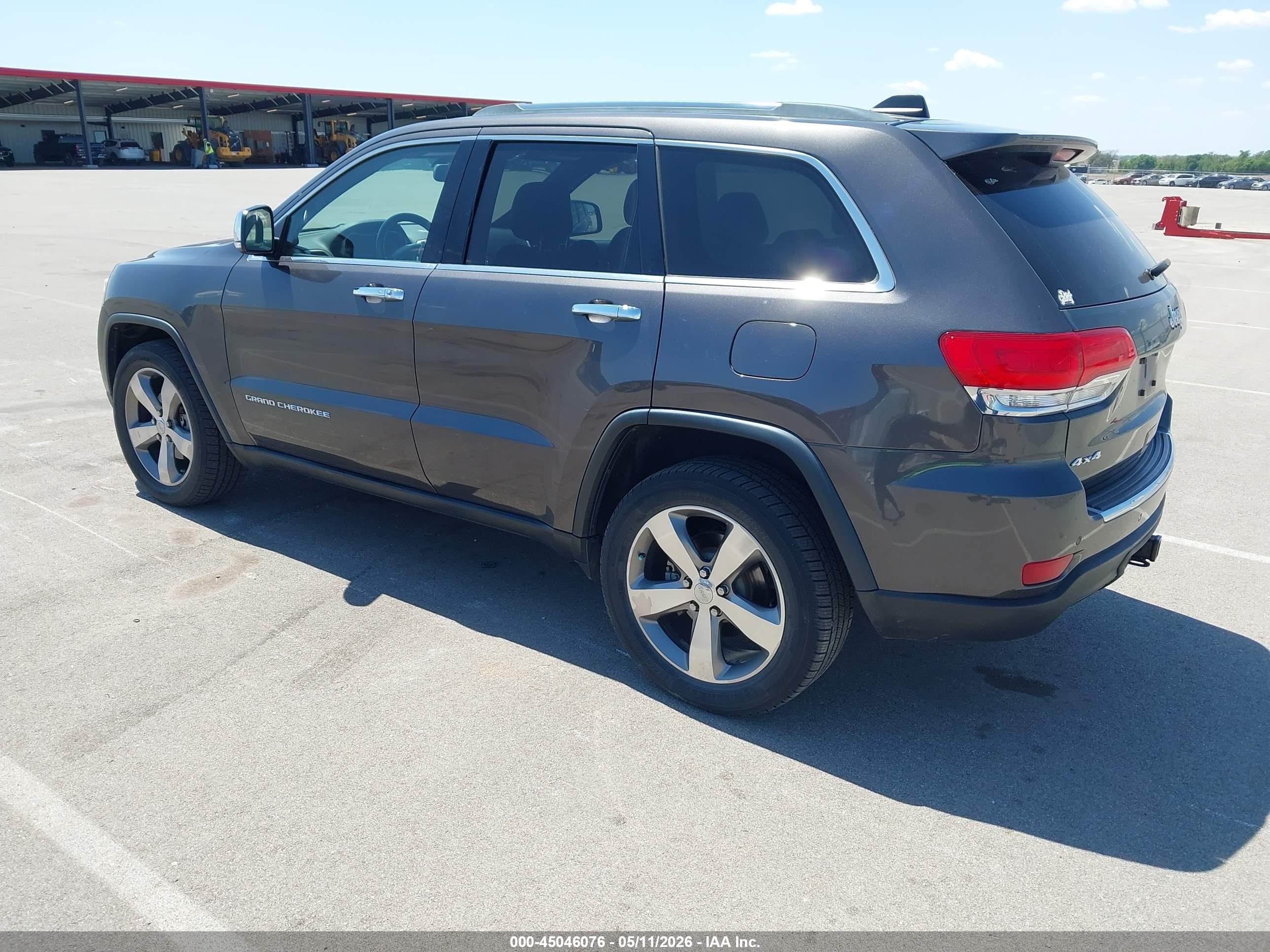 2015 Jeep Grand Cherokee Limited Серый vin: 1C4RJFBG4FC855230