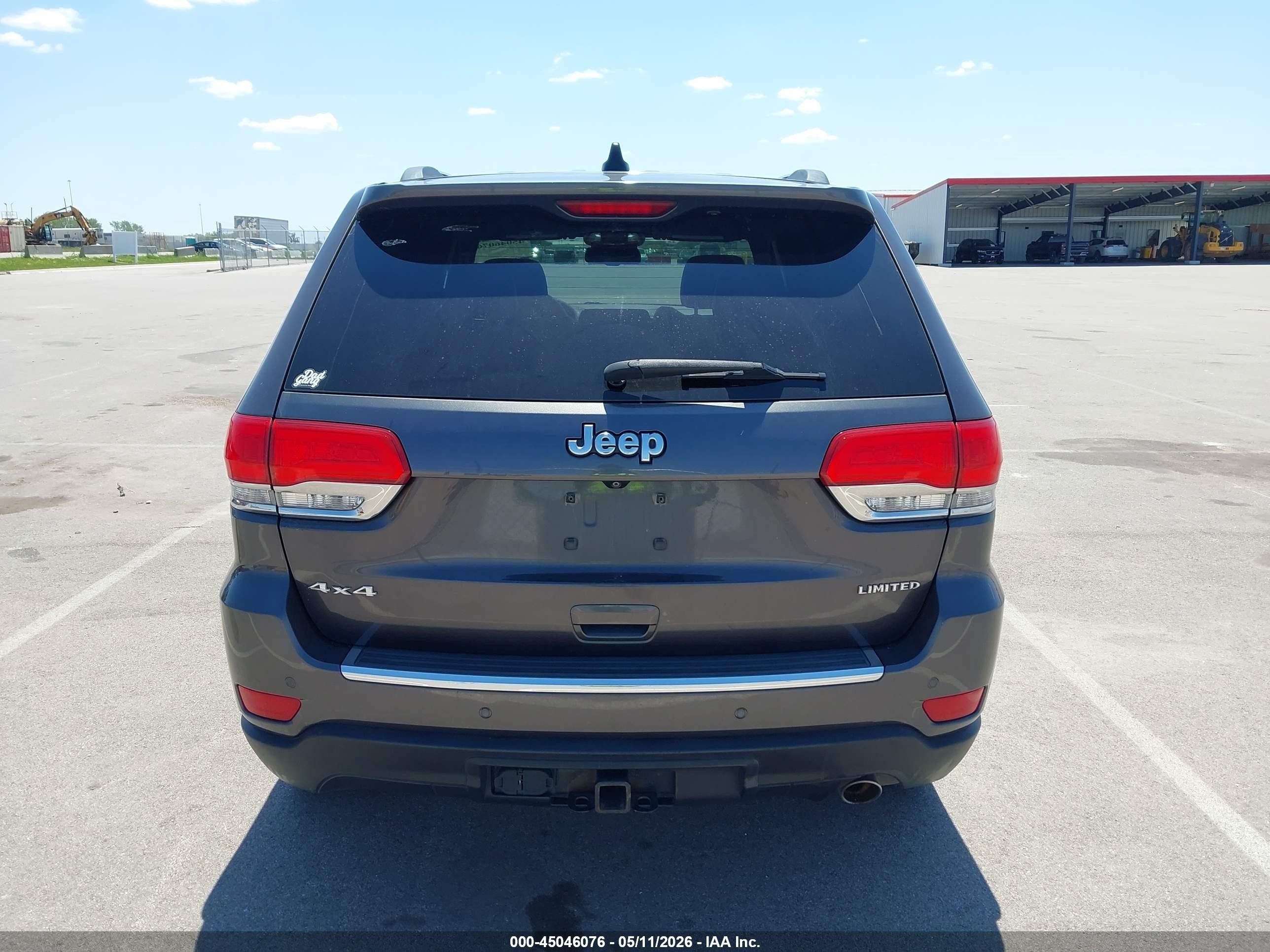 2015 Jeep Grand Cherokee Limited Серый vin: 1C4RJFBG4FC855230