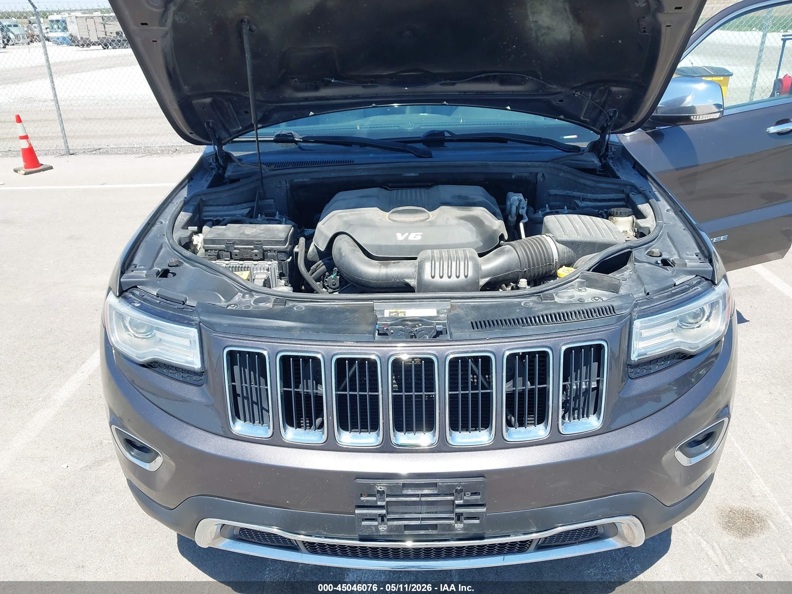 2015 Jeep Grand Cherokee Limited Серый vin: 1C4RJFBG4FC855230