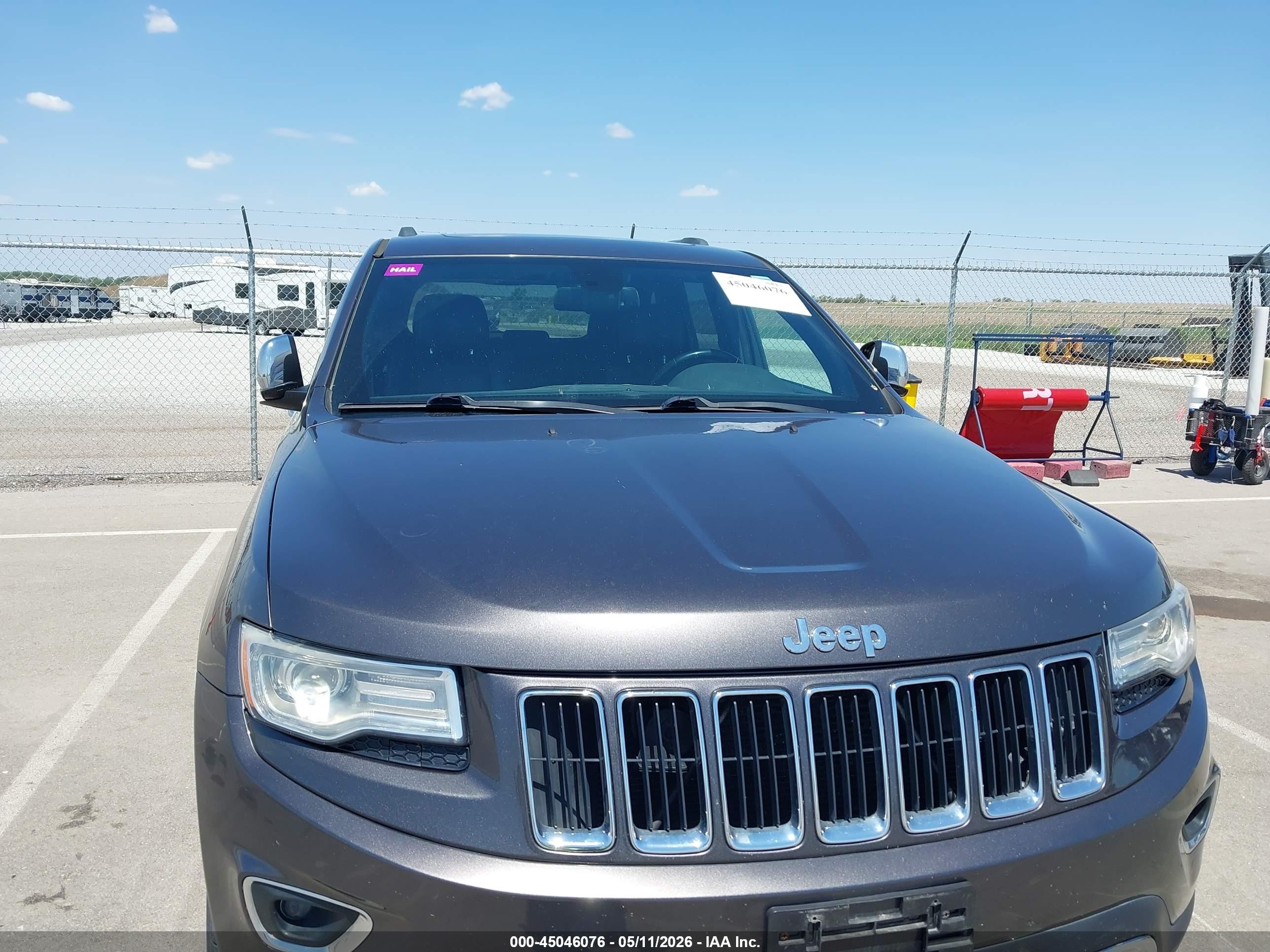 2015 Jeep Grand Cherokee Limited Серый vin: 1C4RJFBG4FC855230
