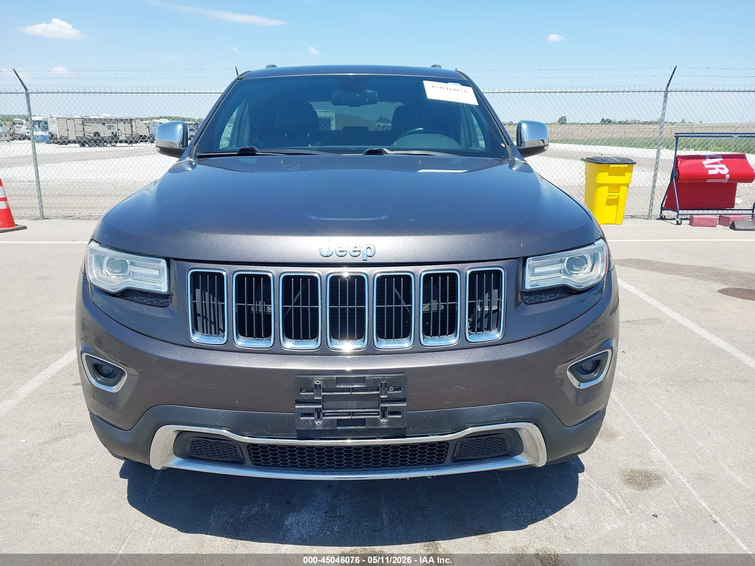 2015 Jeep Grand Cherokee Limited Серый vin: 1C4RJFBG4FC855230
