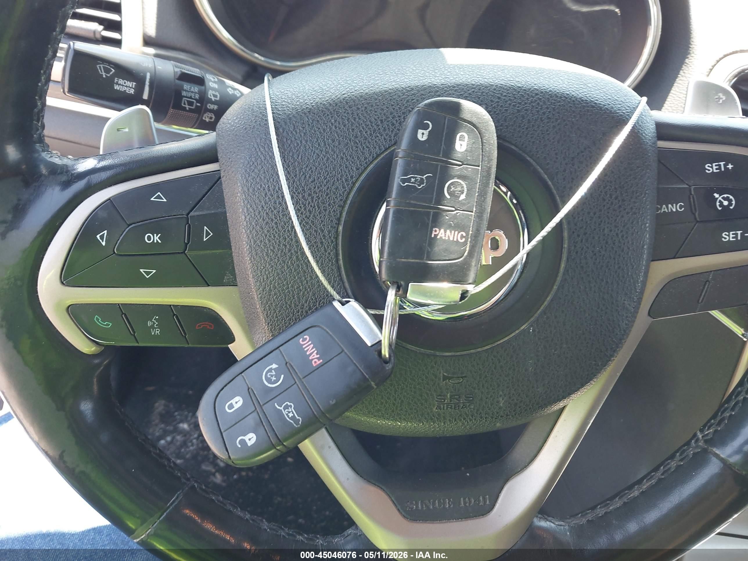 2015 Jeep Grand Cherokee Limited Серый vin: 1C4RJFBG4FC855230