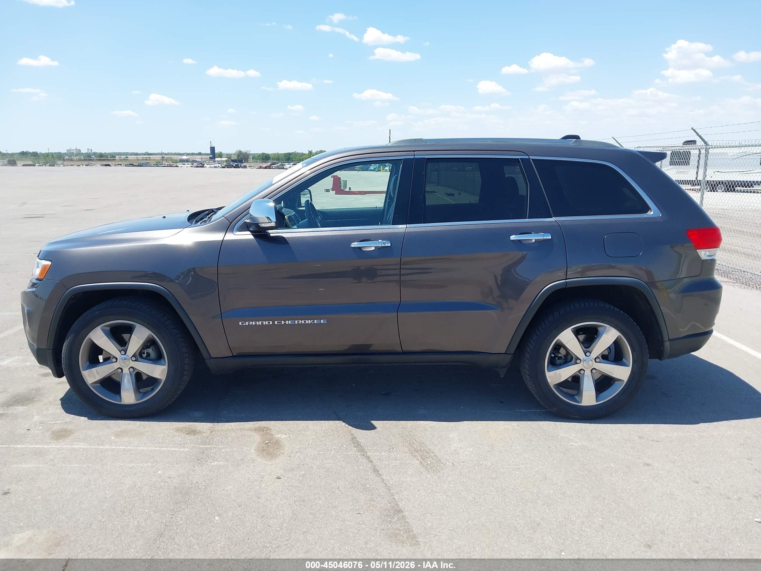 2015 Jeep Grand Cherokee Limited Серый vin: 1C4RJFBG4FC855230