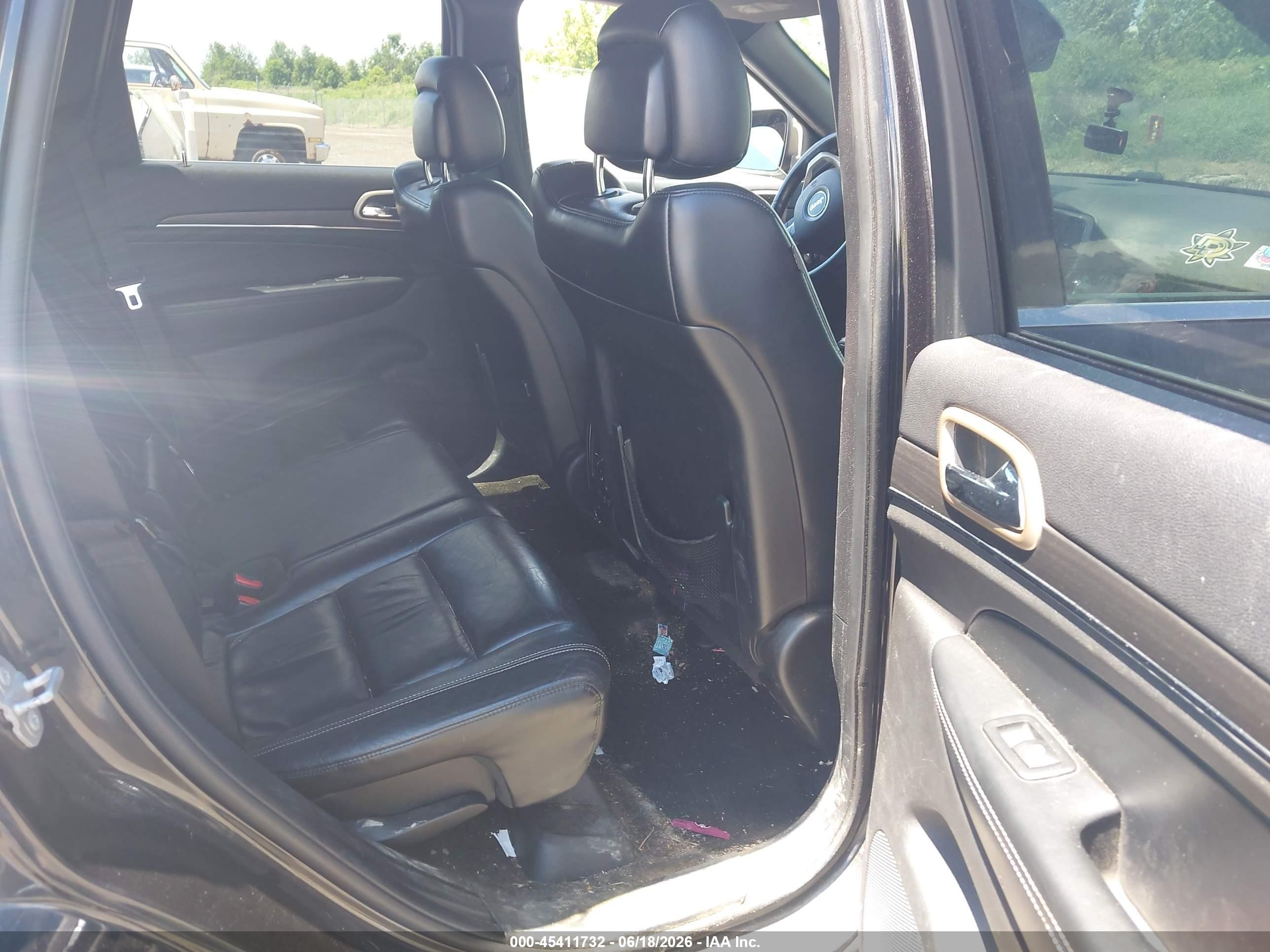 2015 Jeep Grand Cherokee Limited Black vin: 1C4RJFBG4FC858421