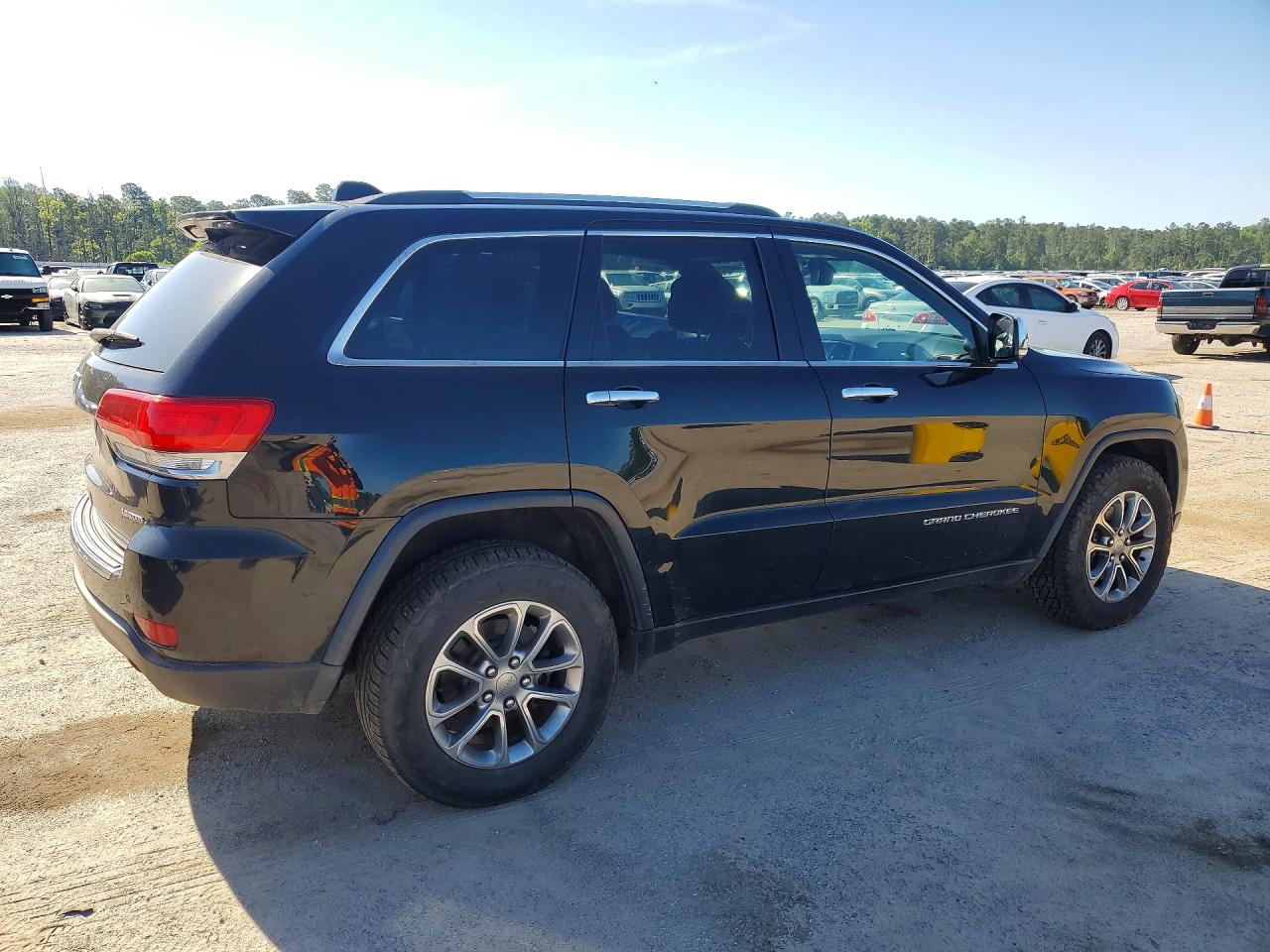 2015 Jeep Grand Cherokee Limited Green vin: 1C4RJFBG4FC866549