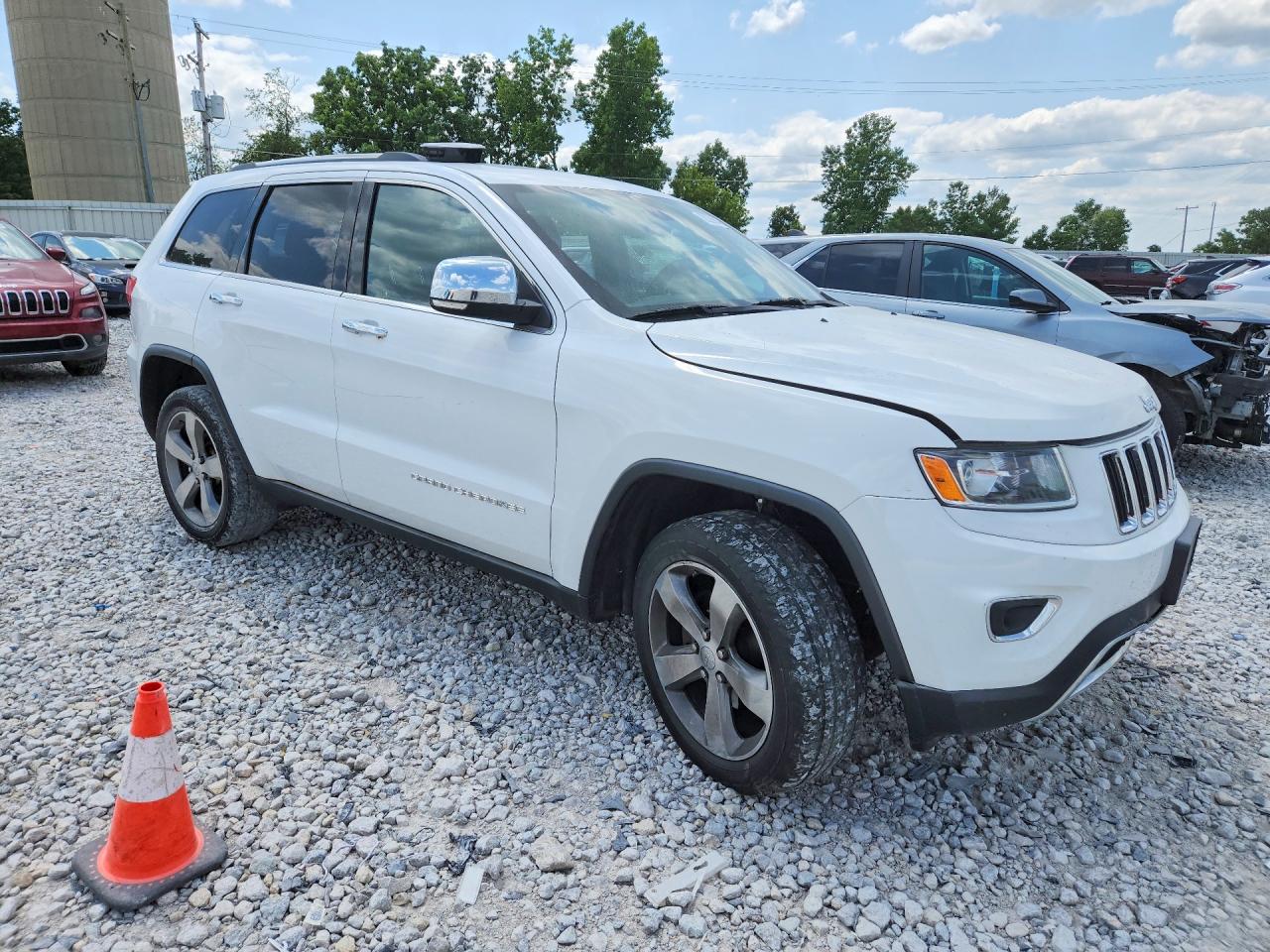 2015 Jeep Grand Cherokee Limited Белый vin: 1C4RJFBG4FC874585