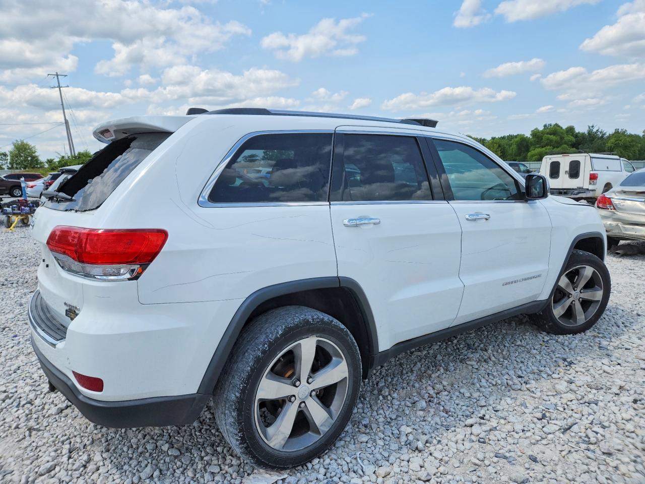 2015 Jeep Grand Cherokee Limited Белый vin: 1C4RJFBG4FC874585