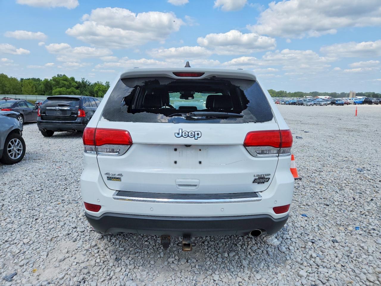 2015 Jeep Grand Cherokee Limited Белый vin: 1C4RJFBG4FC874585