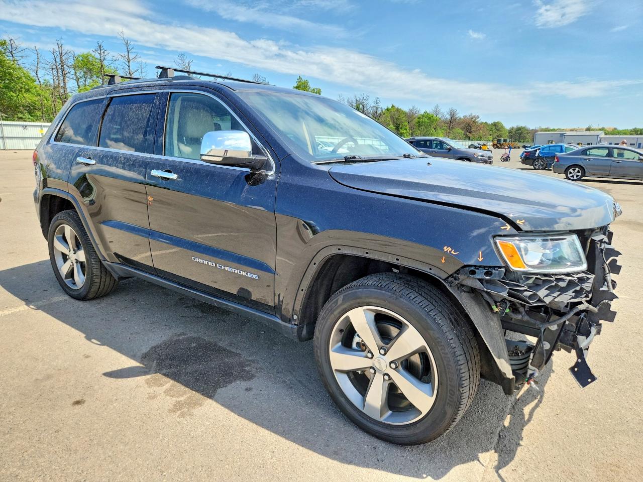 2015 Jeep Grand Cherokee Limited Черный vin: 1C4RJFBG4FC877860