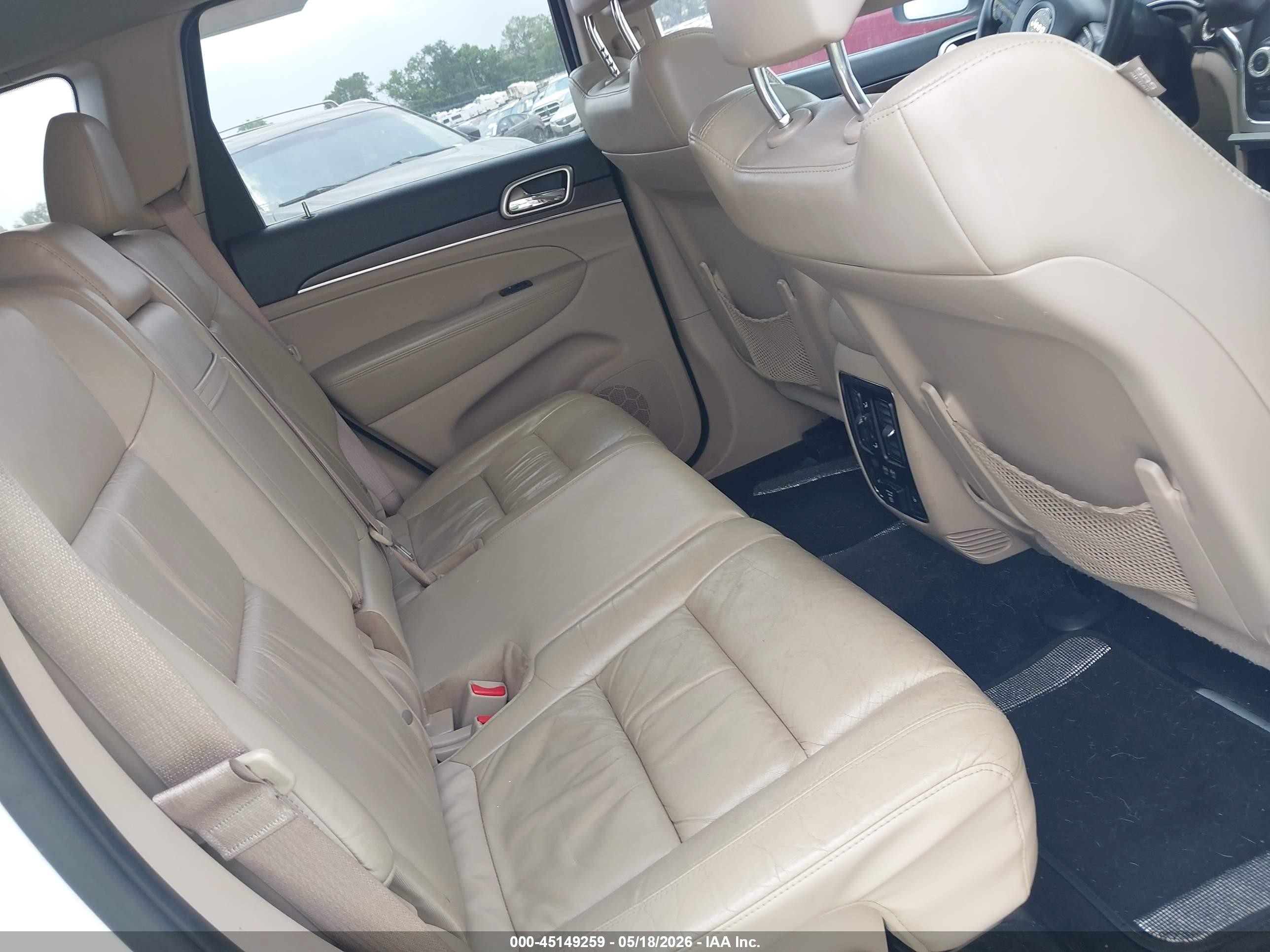 2015 Jeep Grand Cherokee Limited White vin: 1C4RJFBG4FC878426