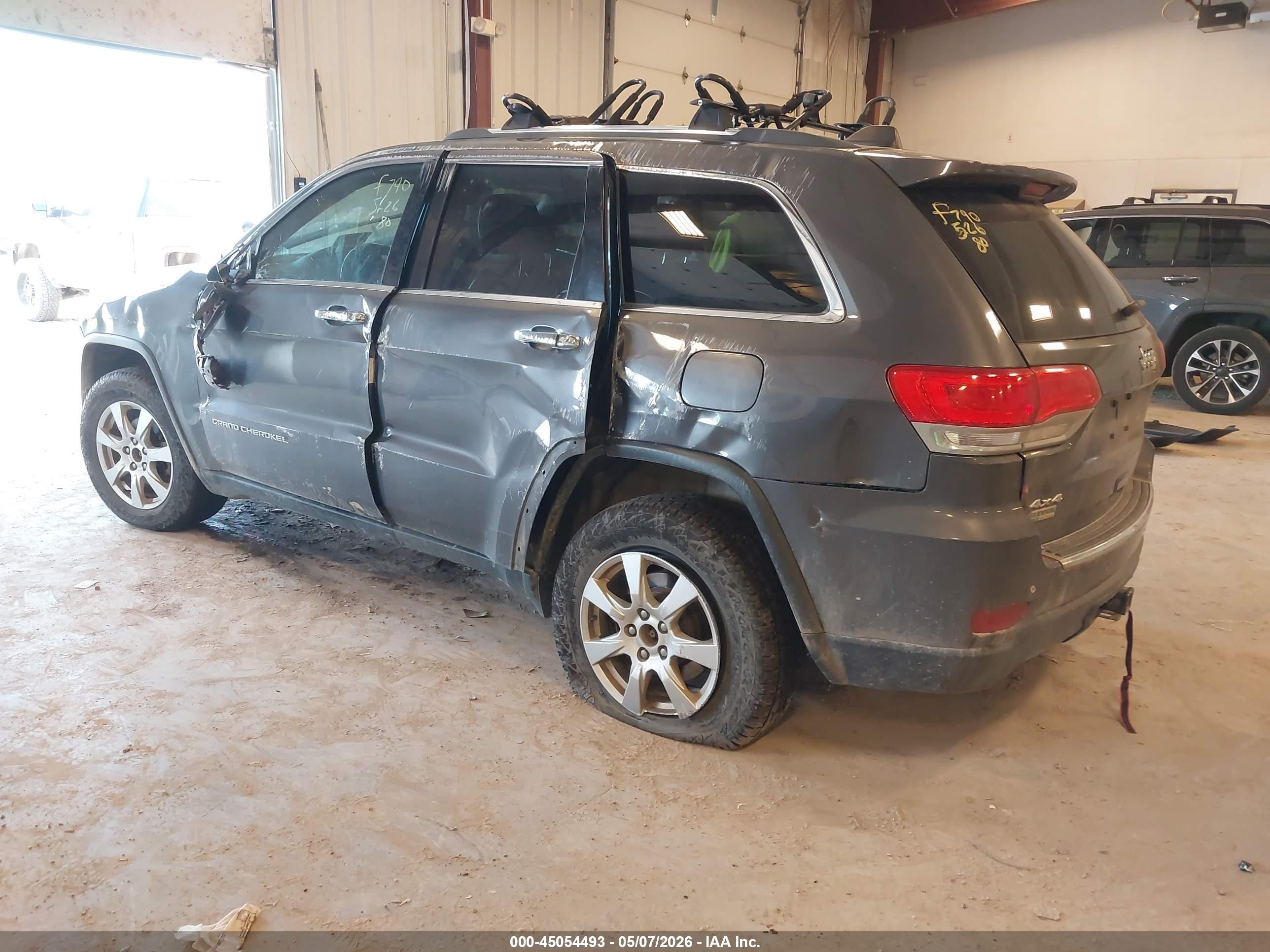 2015 Jeep Grand Cherokee Limited Gray vin: 1C4RJFBG4FC883044