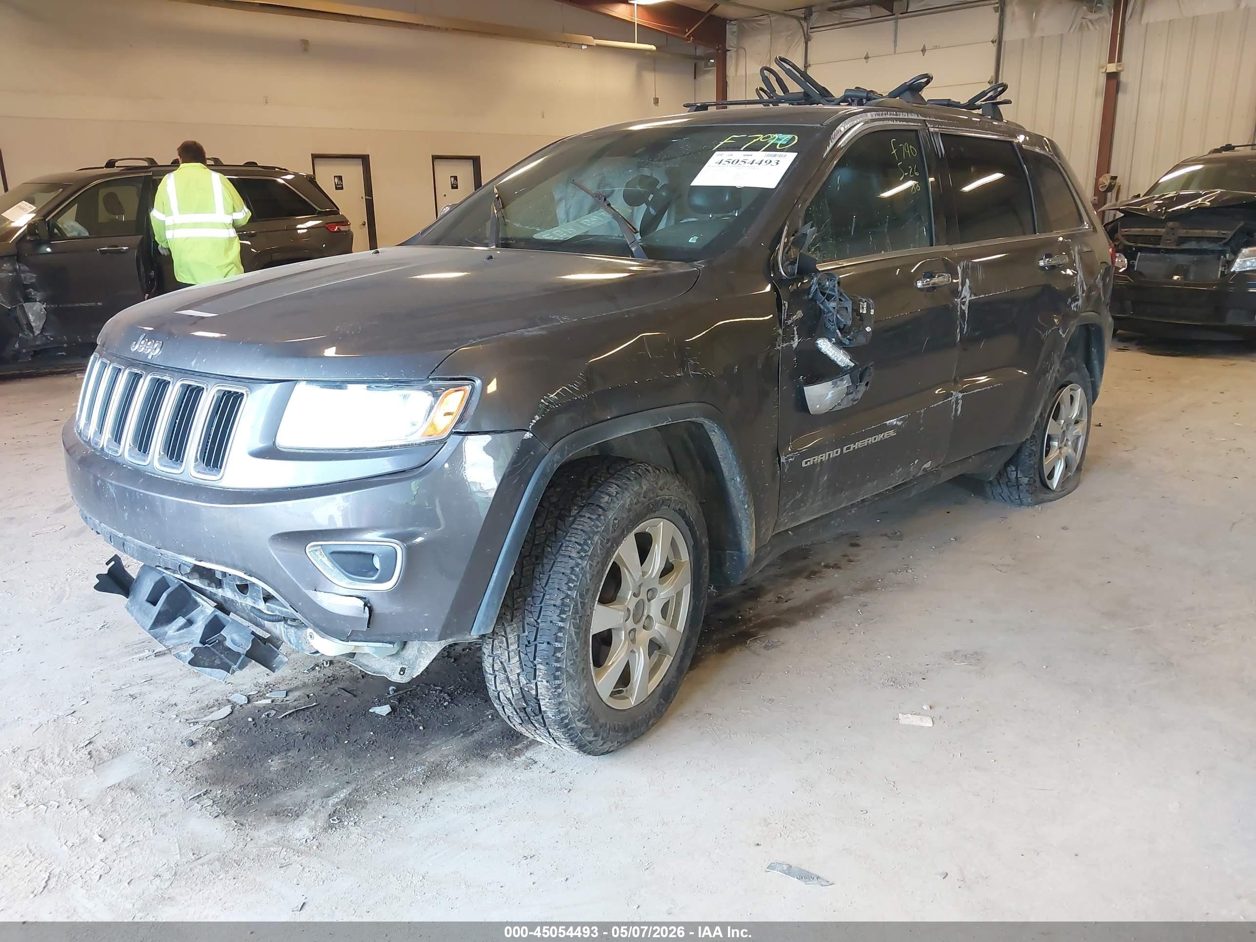 2015 Jeep Grand Cherokee Limited Gray vin: 1C4RJFBG4FC883044