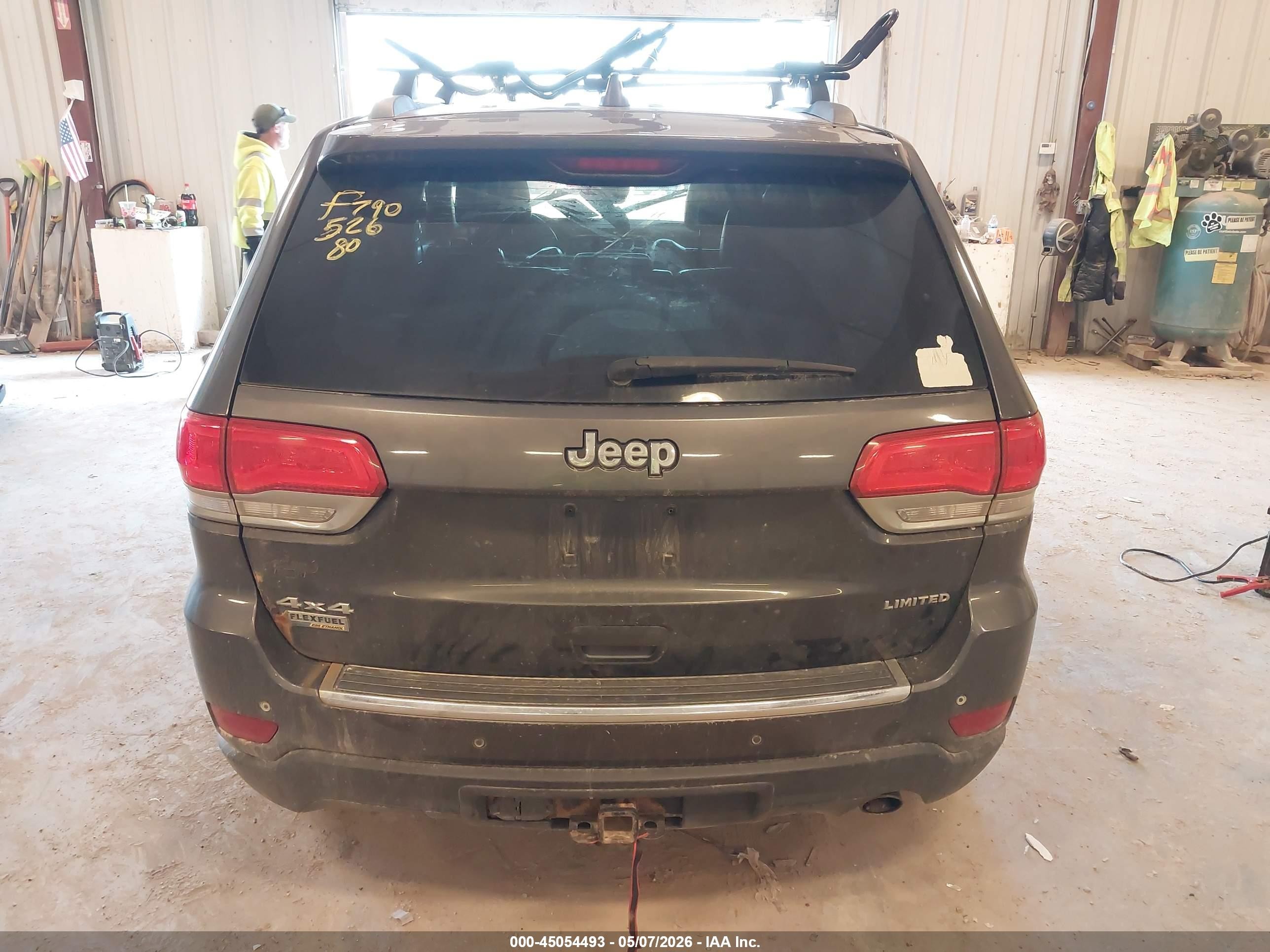 2015 Jeep Grand Cherokee Limited Gray vin: 1C4RJFBG4FC883044