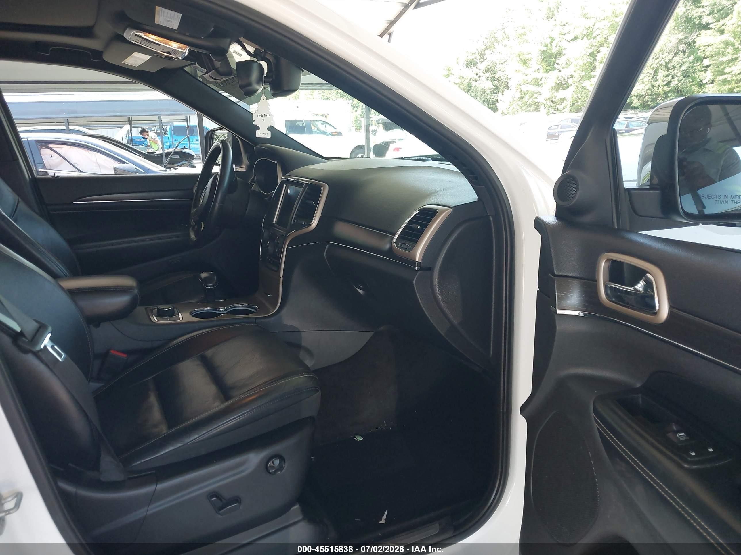 2015 Jeep Grand Cherokee Limited White vin: 1C4RJFBG4FC898269
