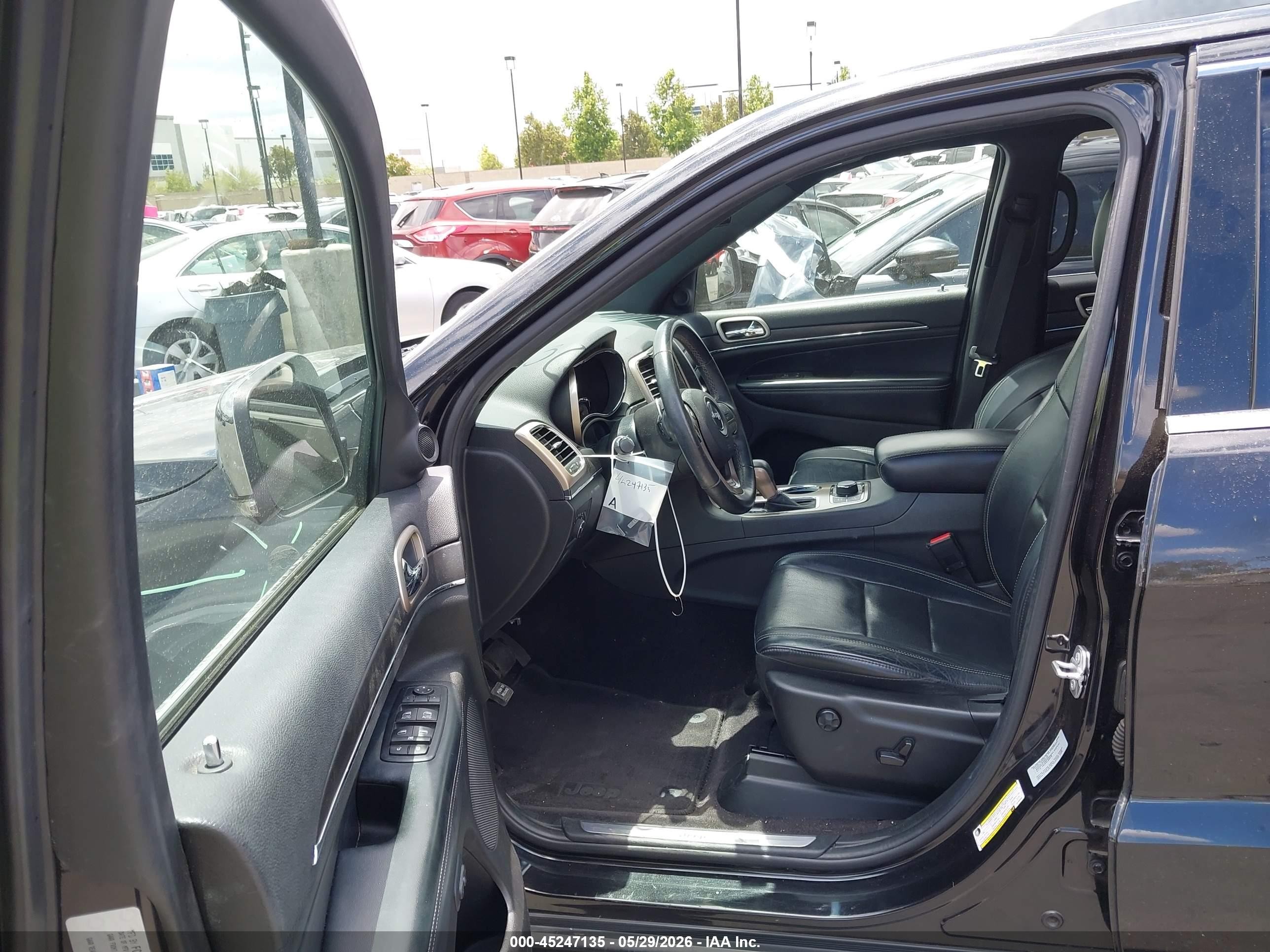 2016 Jeep Grand Cherokee Limited Black vin: 1C4RJFBG4GC380664