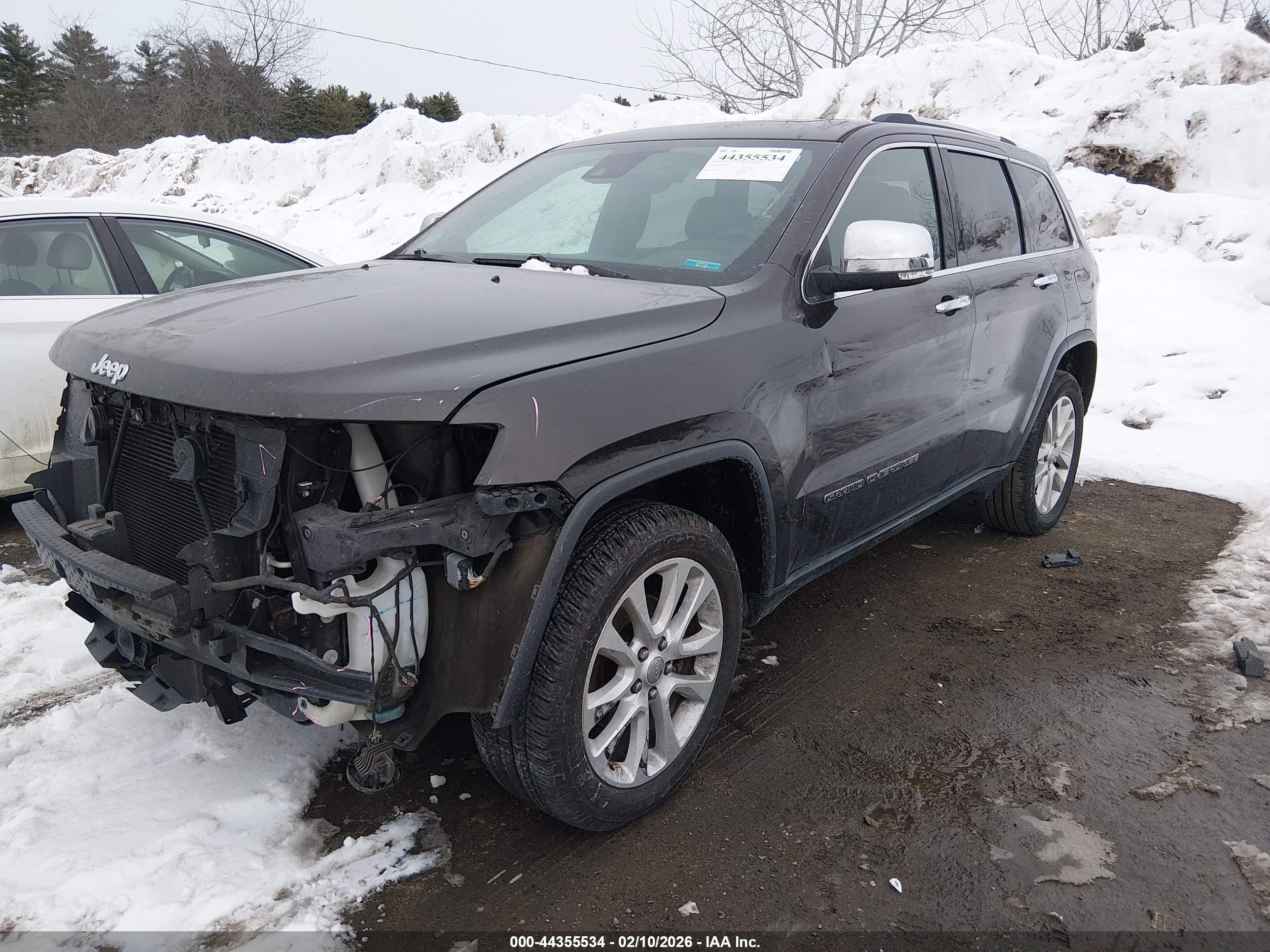 2017 Jeep Grand Cherokee Limited 4x4 Black vin: 1C4RJFBG4HC617641