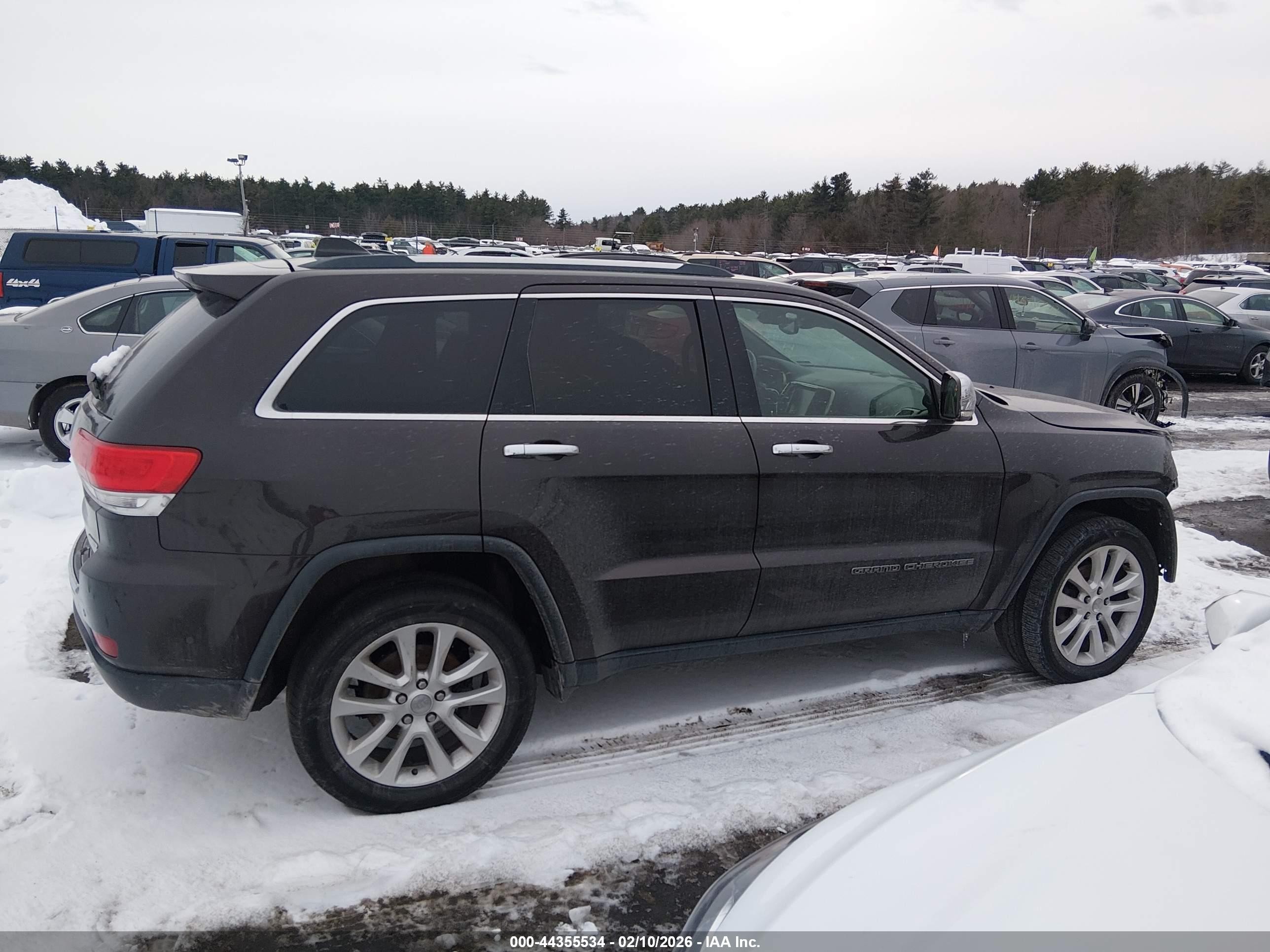 2017 Jeep Grand Cherokee Limited 4x4 Black vin: 1C4RJFBG4HC617641