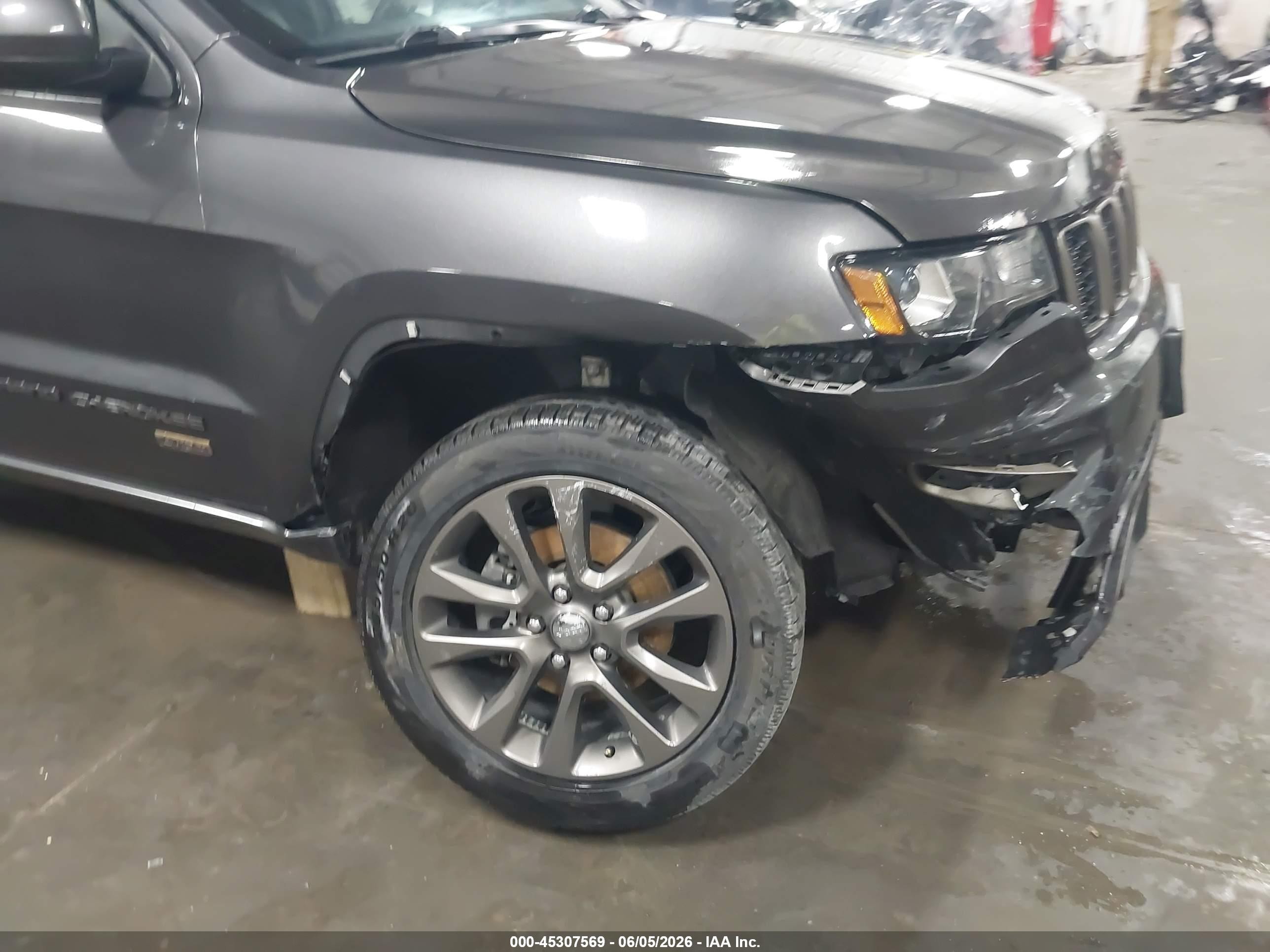 2017 Jeep Grand Cherokee Limited 75th Anniversary Edition 4x4 Gray vin: 1C4RJFBG4HC663356