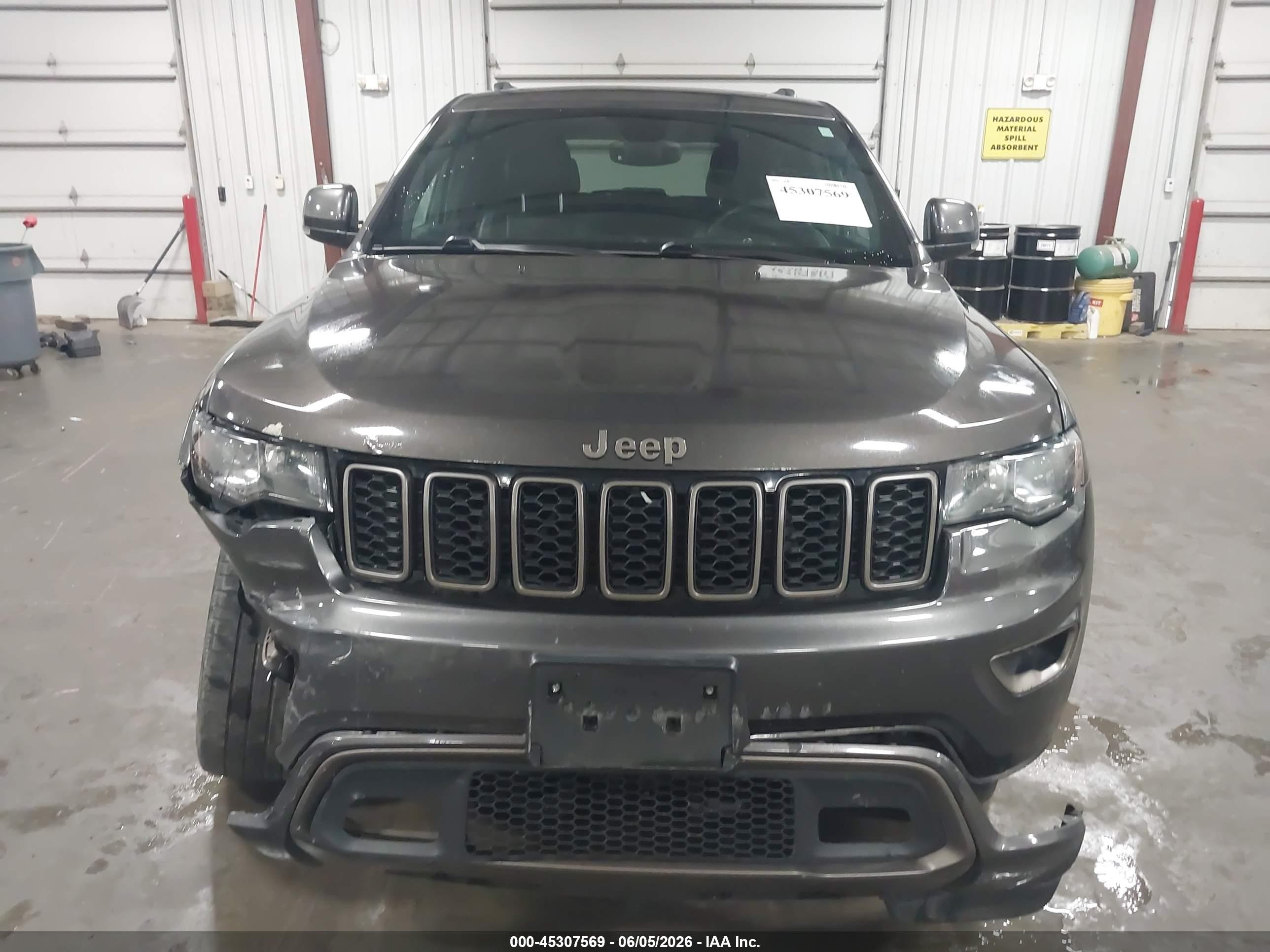 2017 Jeep Grand Cherokee Limited 75th Anniversary Edition 4x4 Gray vin: 1C4RJFBG4HC663356