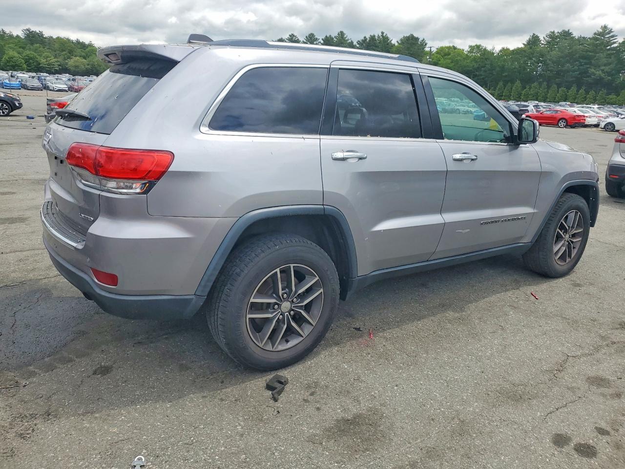 2017 Jeep Grand Cherokee Limited Silver vin: 1C4RJFBG4HC738959