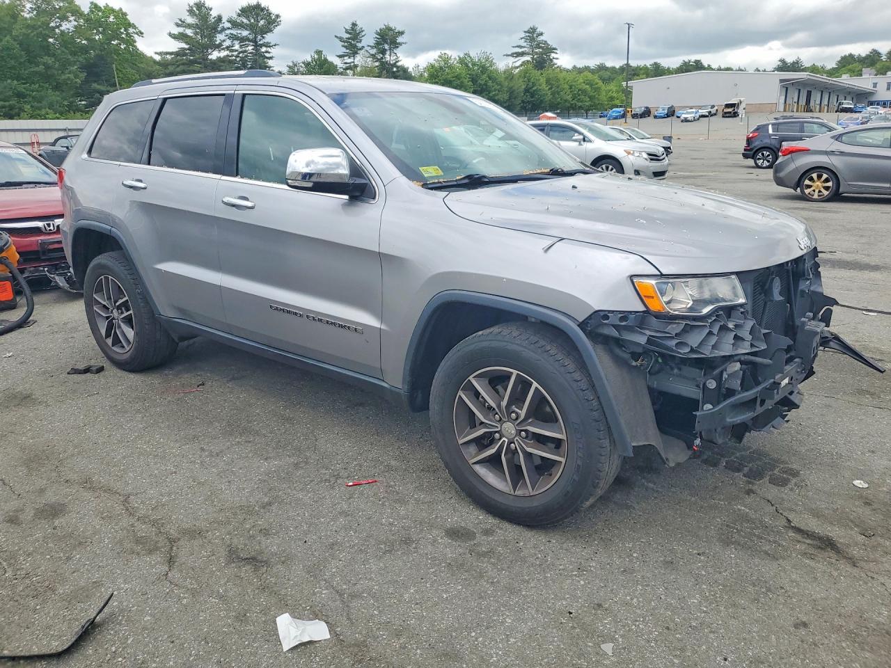 2017 Jeep Grand Cherokee Limited Silver vin: 1C4RJFBG4HC738959