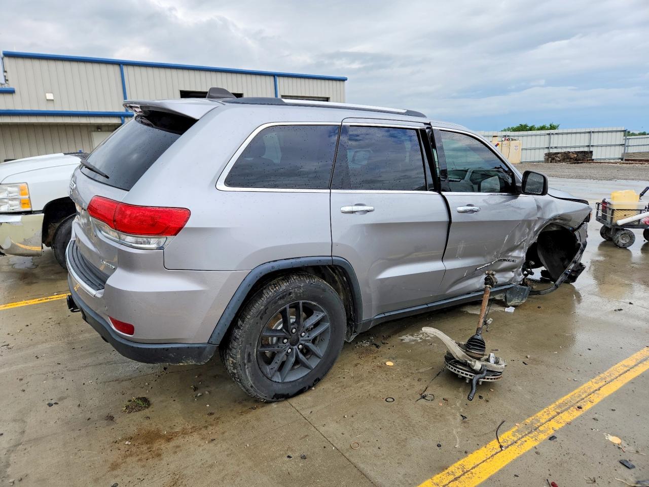 2017 Jeep Grand Cherokee Limited Серебряный vin: 1C4RJFBG4HC797378