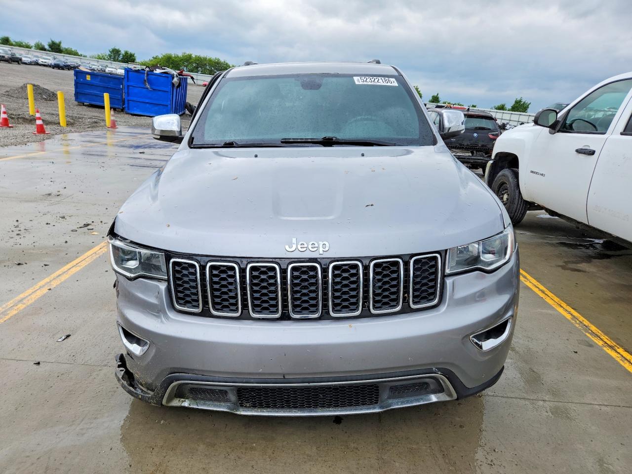 2017 Jeep Grand Cherokee Limited Серебряный vin: 1C4RJFBG4HC797378