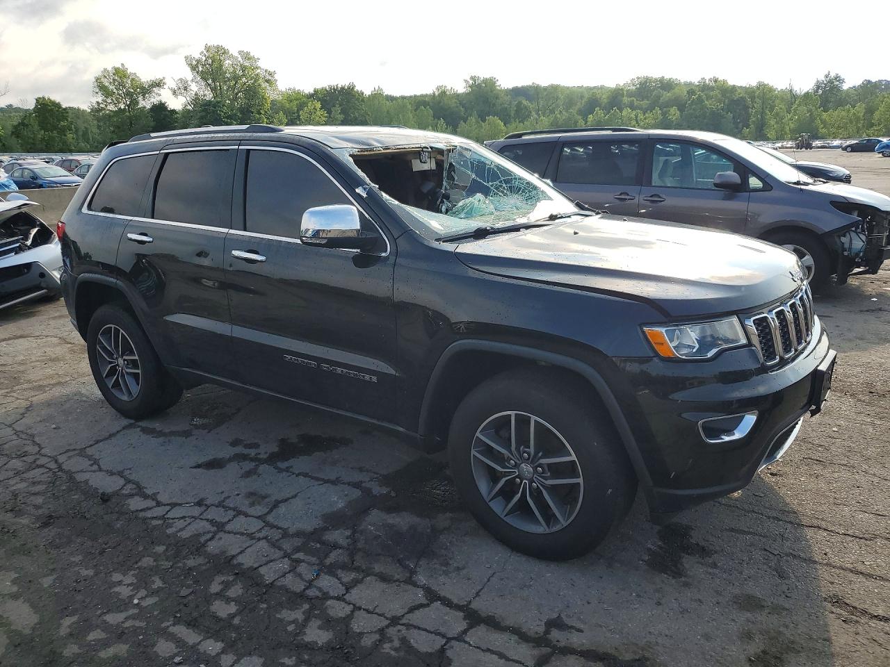 2018 Jeep Grand Cherokee Limited Black vin: 1C4RJFBG4JC443916