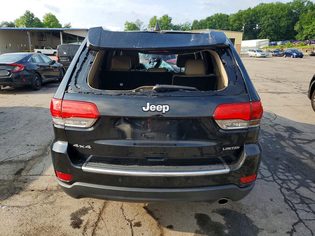 2018 Jeep Grand Cherokee Limited Black vin: 1C4RJFBG4JC443916