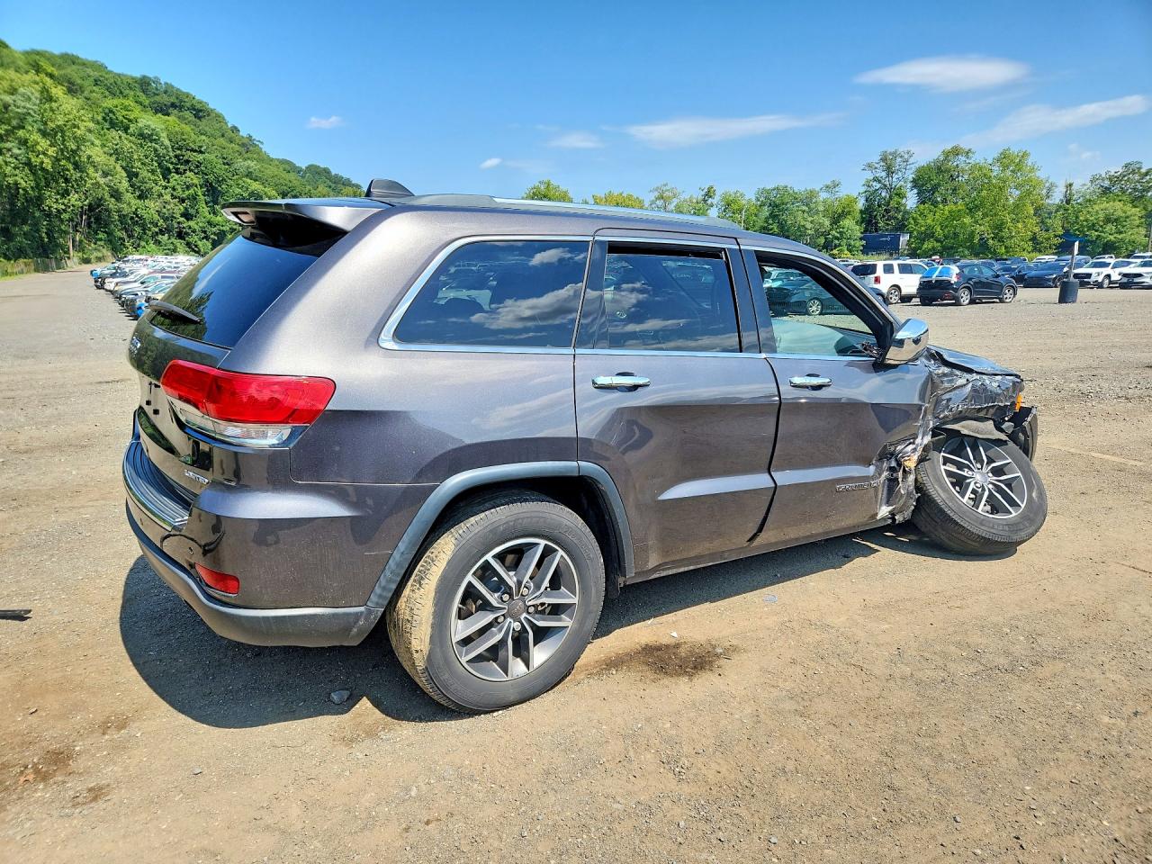 2019 Jeep Grand Cherokee Limited Gray vin: 1C4RJFBG4KC728469