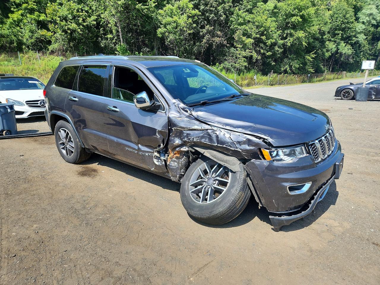 2019 Jeep Grand Cherokee Limited Gray vin: 1C4RJFBG4KC728469