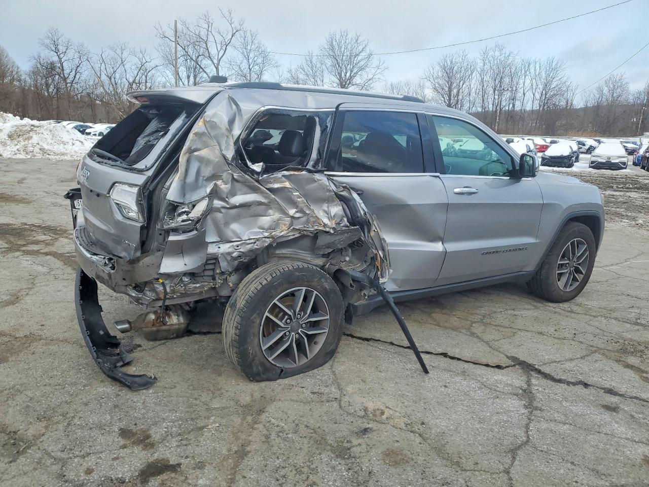 2019 Jeep Grand Cherokee Limited Gray vin: 1C4RJFBG4KC823534