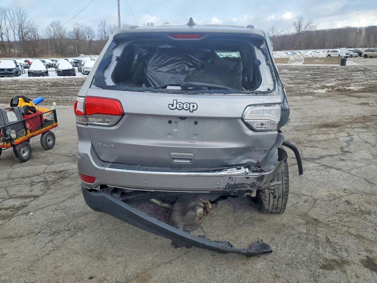2019 Jeep Grand Cherokee Limited Gray vin: 1C4RJFBG4KC823534