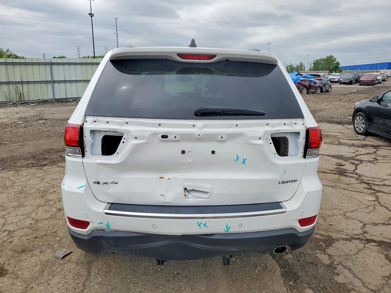 2020 Jeep Grand Cherokee Limited Белый vin: 1C4RJFBG4LC448052
