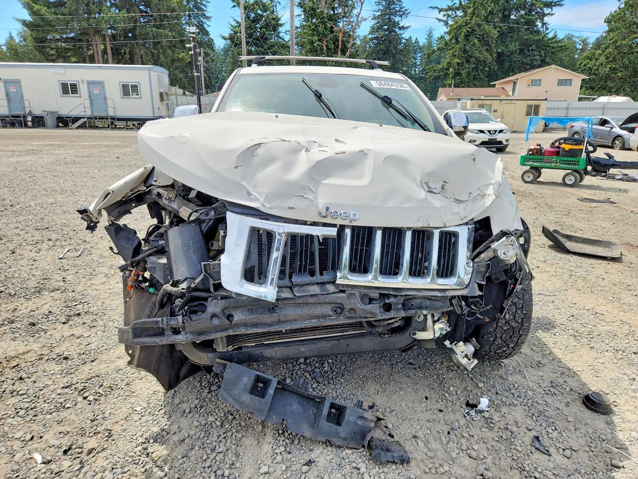 2012 Jeep Grand Cherokee Limited White vin: 1C4RJFBG5CC149377