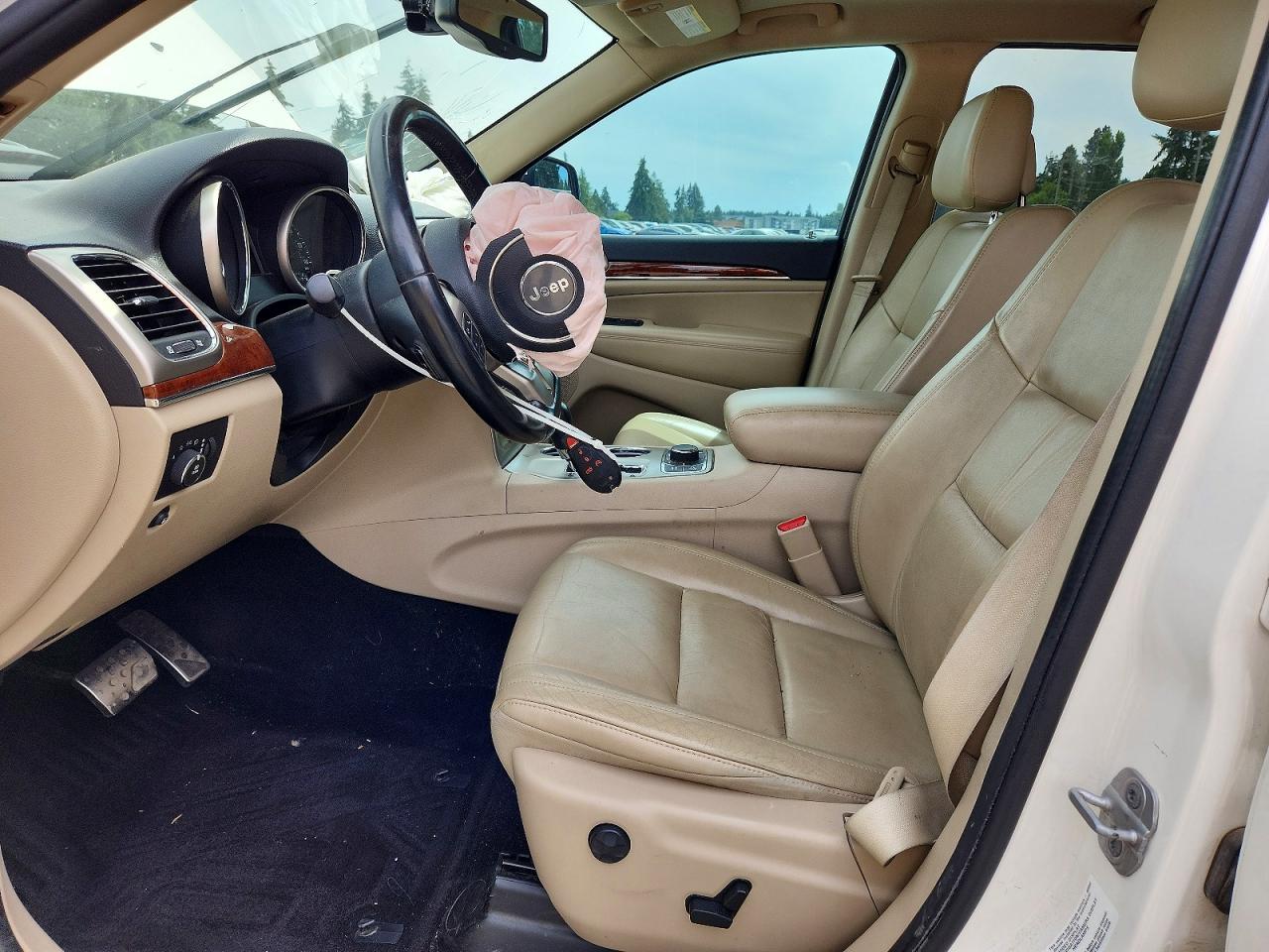 2012 Jeep Grand Cherokee Limited White vin: 1C4RJFBG5CC149377