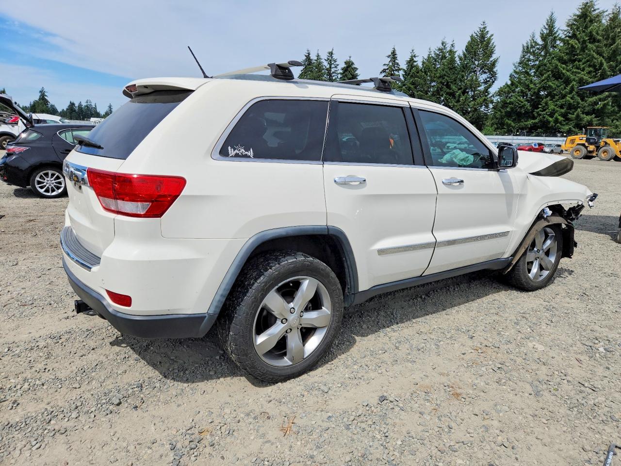 2012 Jeep Grand Cherokee Limited White vin: 1C4RJFBG5CC149377
