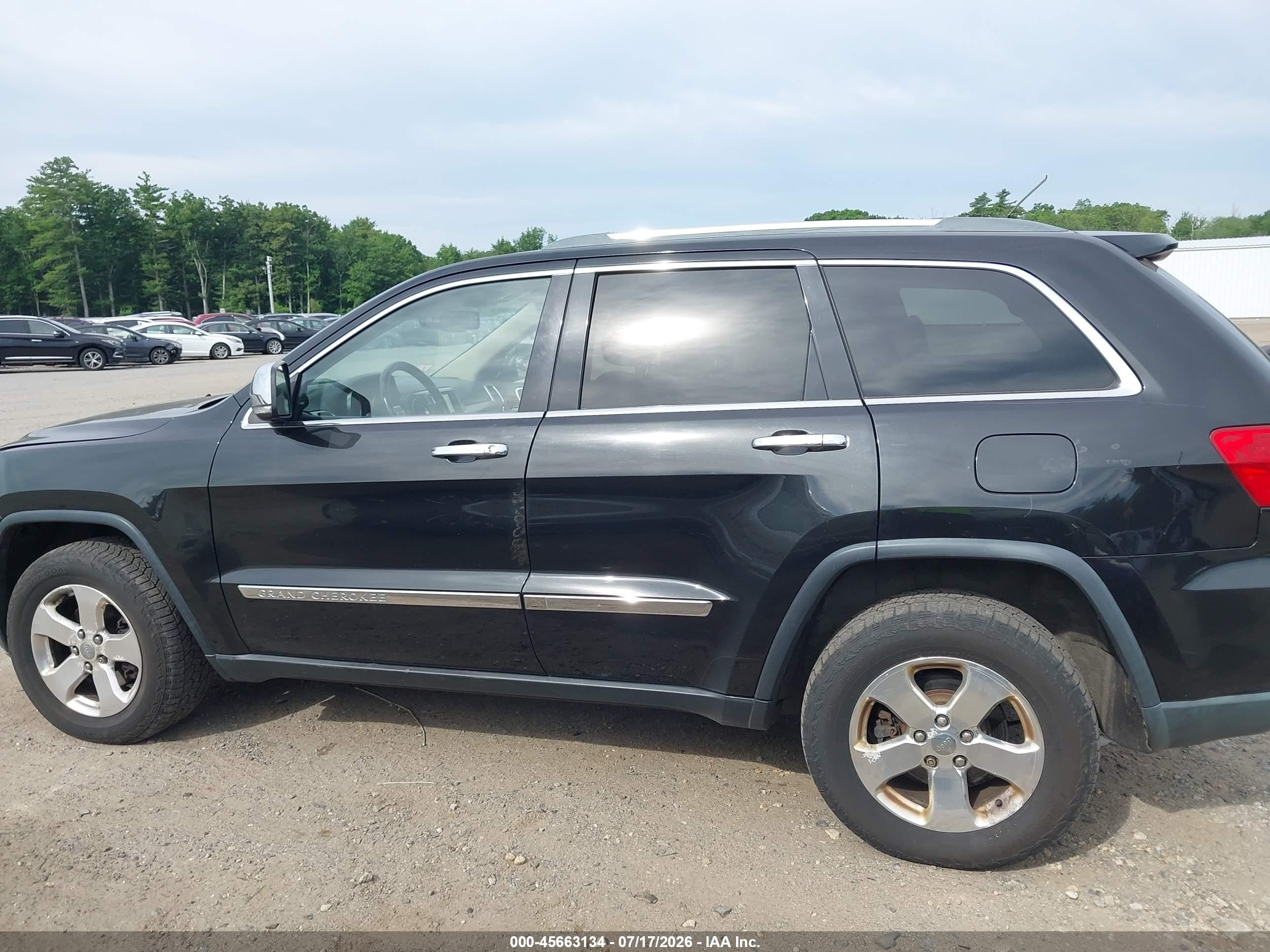 2012 Jeep Grand Cherokee Limited Black vin: 1C4RJFBG5CC232453