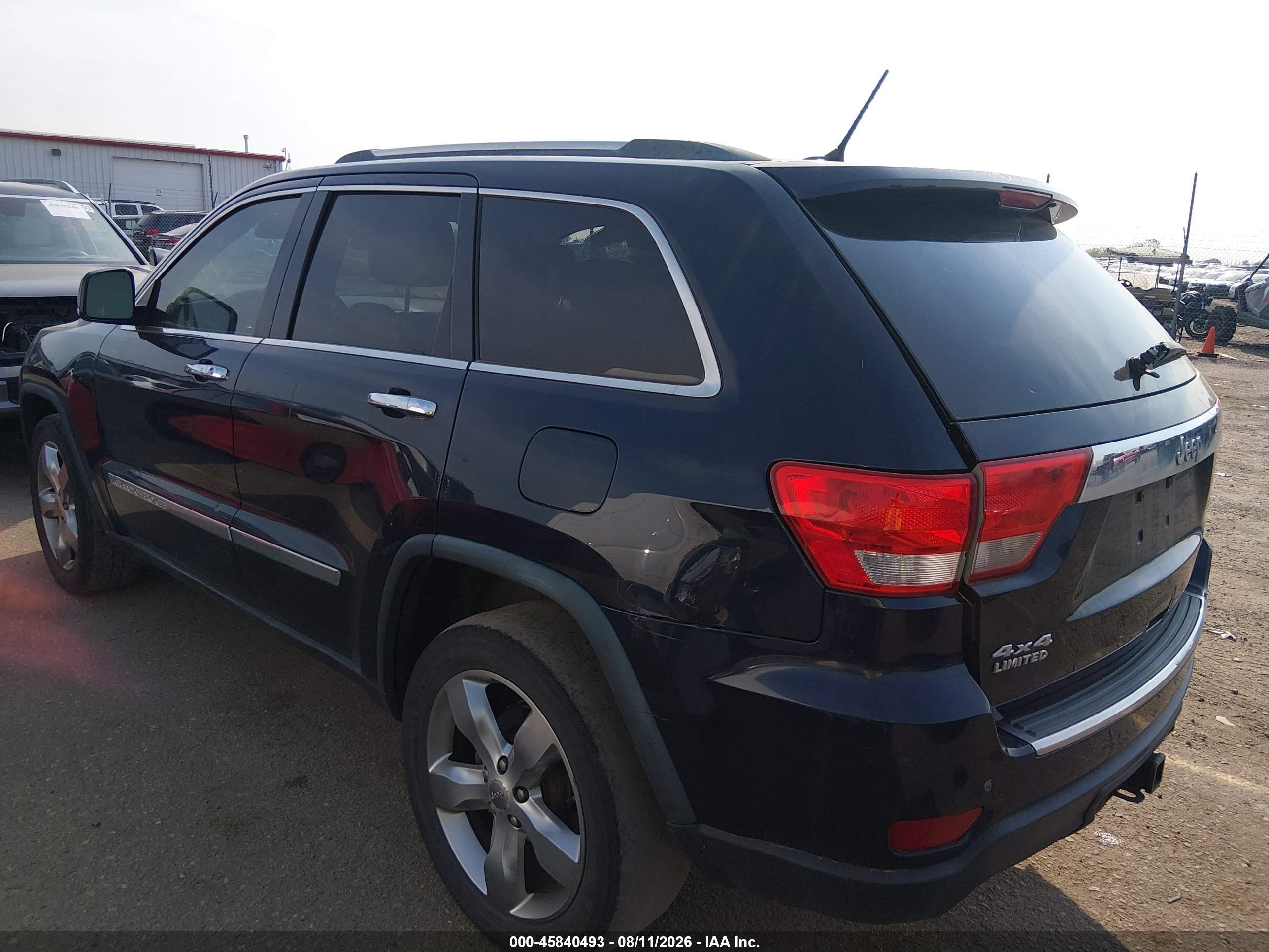 2012 Jeep Grand Cherokee Limited Синий vin: 1C4RJFBG5CC276131