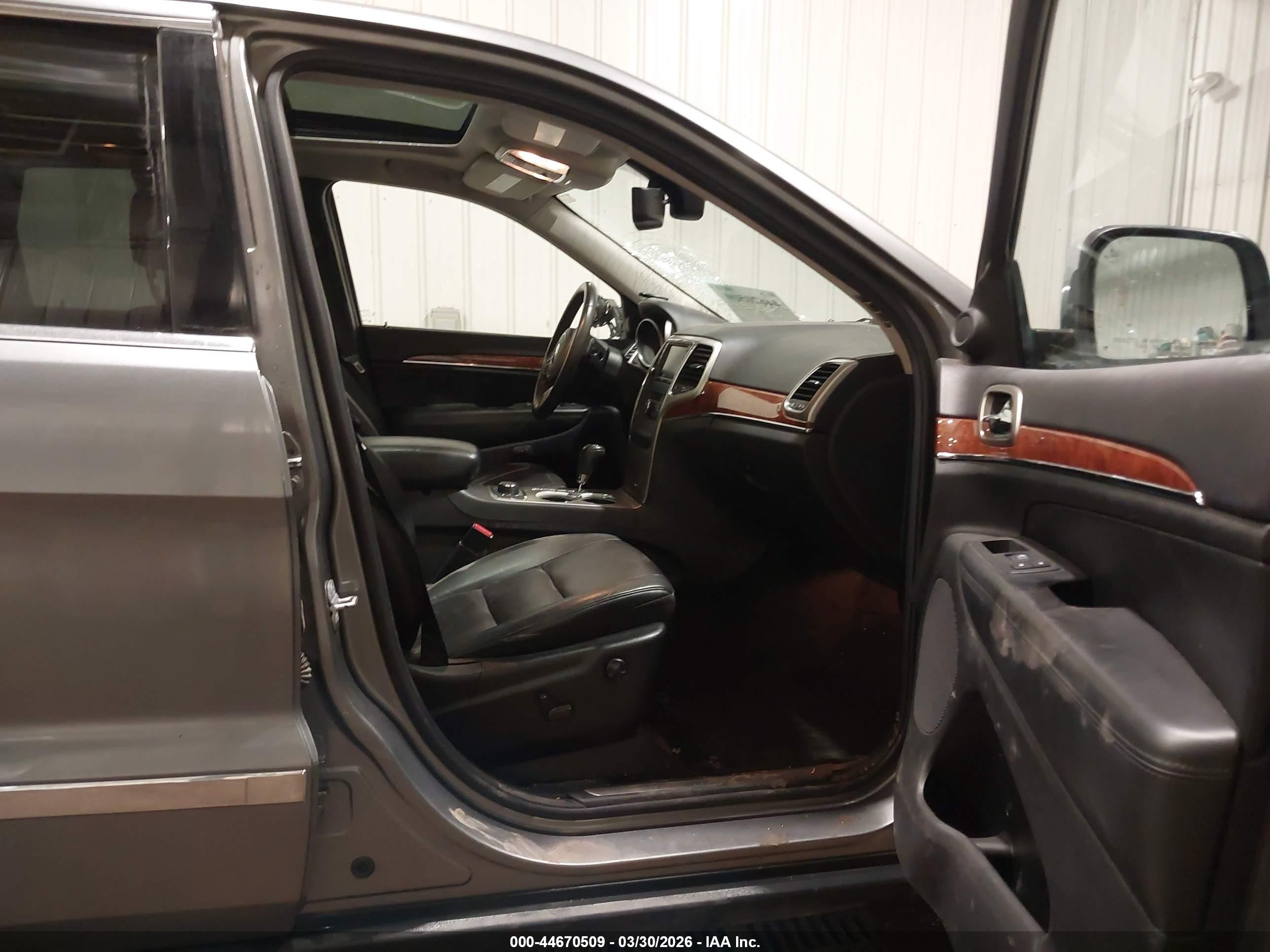 2013 Jeep Grand Cherokee Limited Gray vin: 1C4RJFBG5DC519874