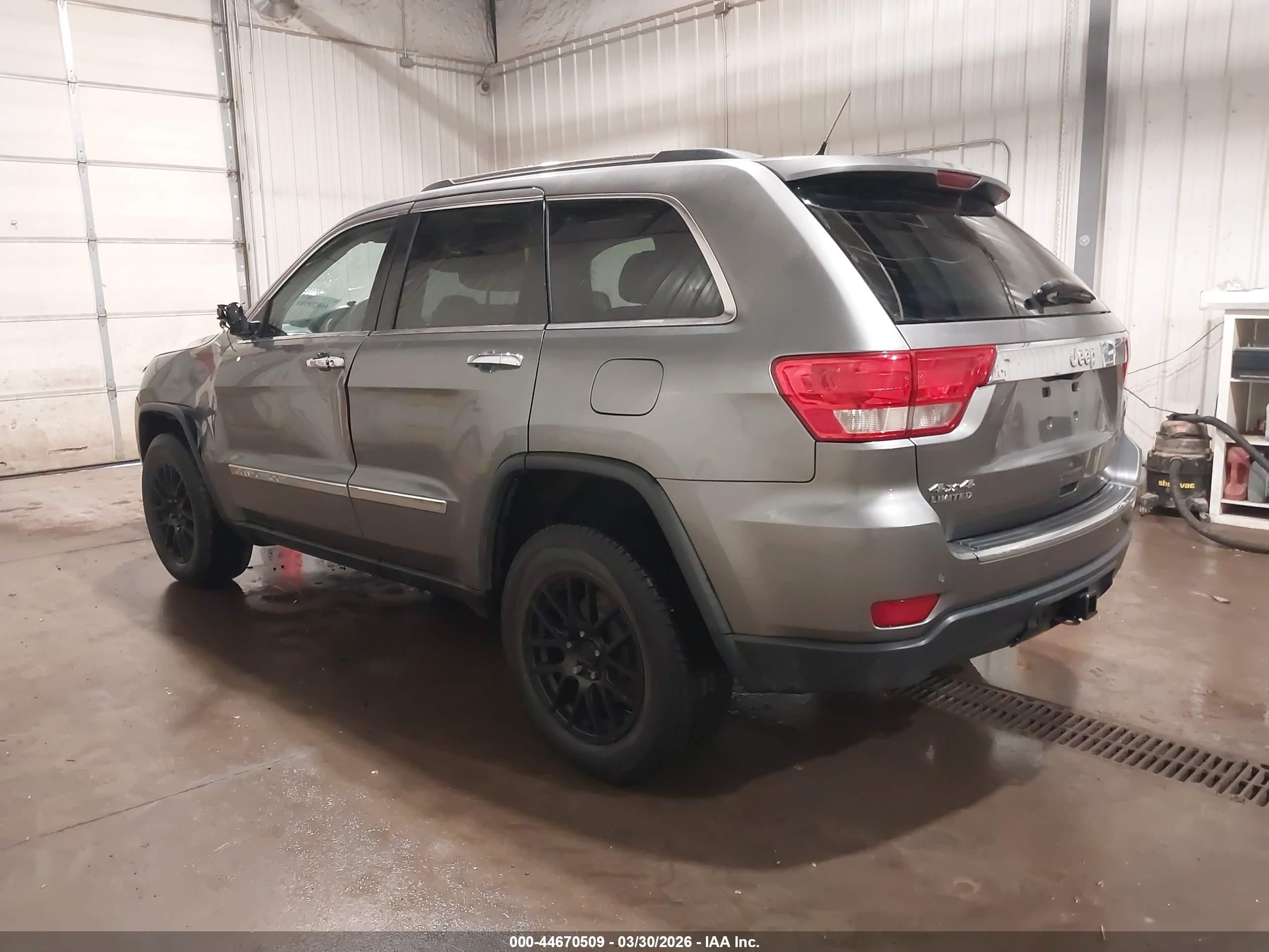 2013 Jeep Grand Cherokee Limited Gray vin: 1C4RJFBG5DC519874