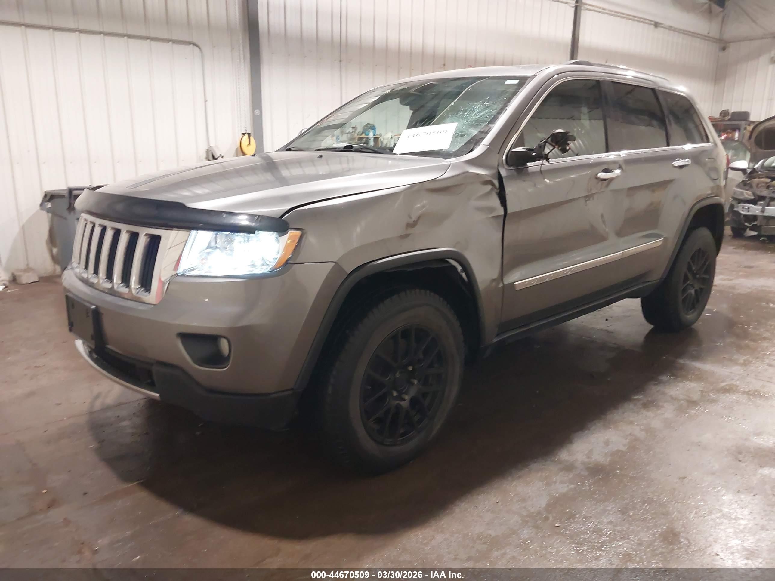 2013 Jeep Grand Cherokee Limited Gray vin: 1C4RJFBG5DC519874